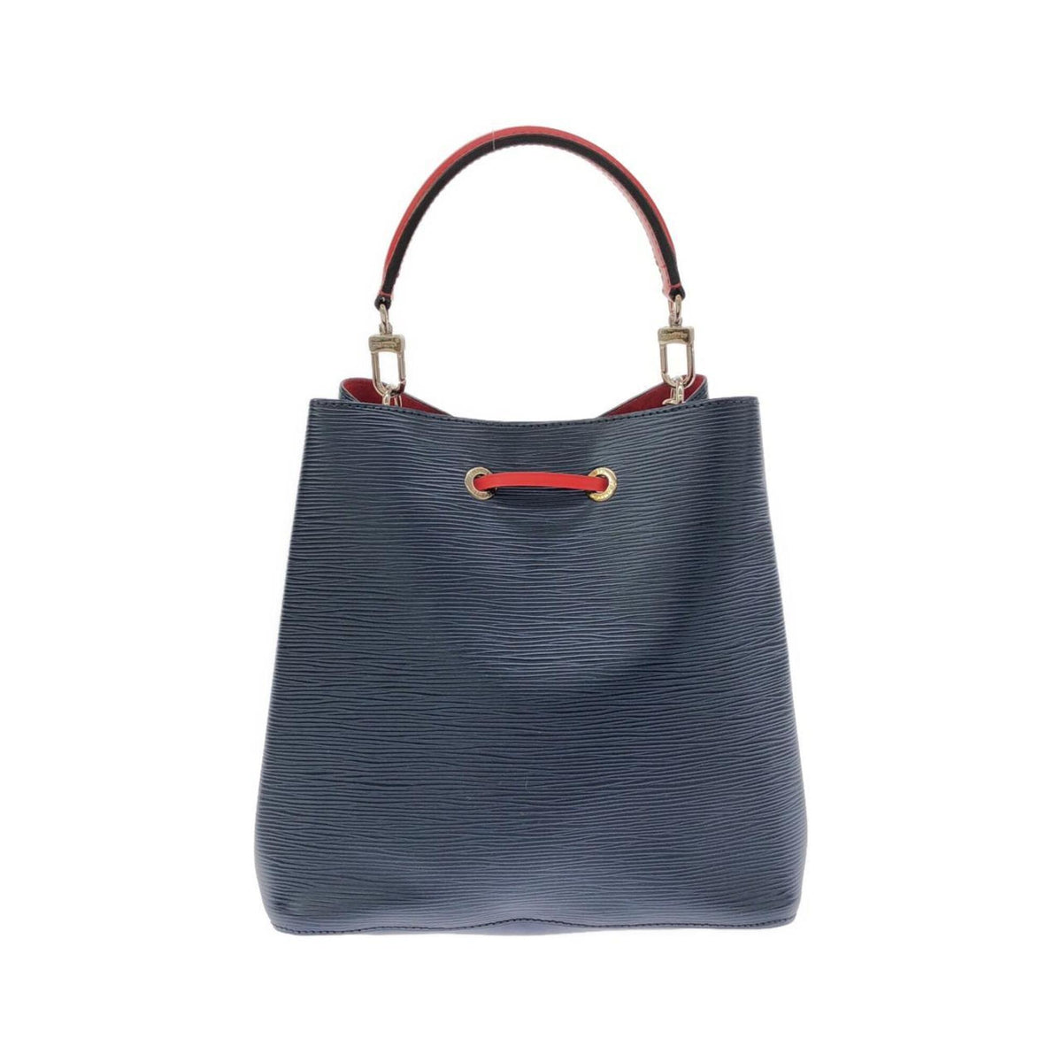 Louis Vuitton Dark Blue Leather Shoulder Bag (Pre-Owned)