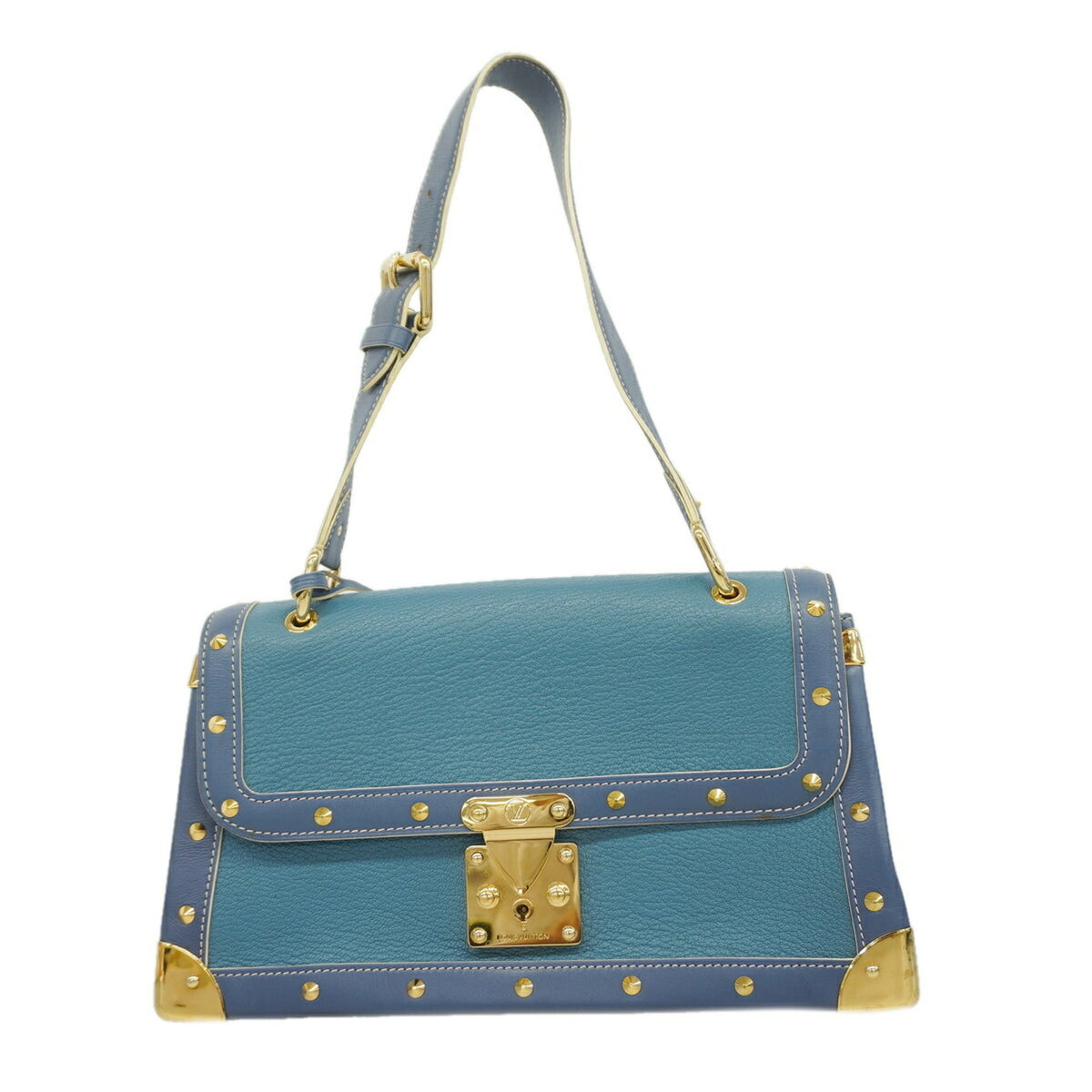 Louis Vuitton Blue Shoulder Bag (Pre-Owned)