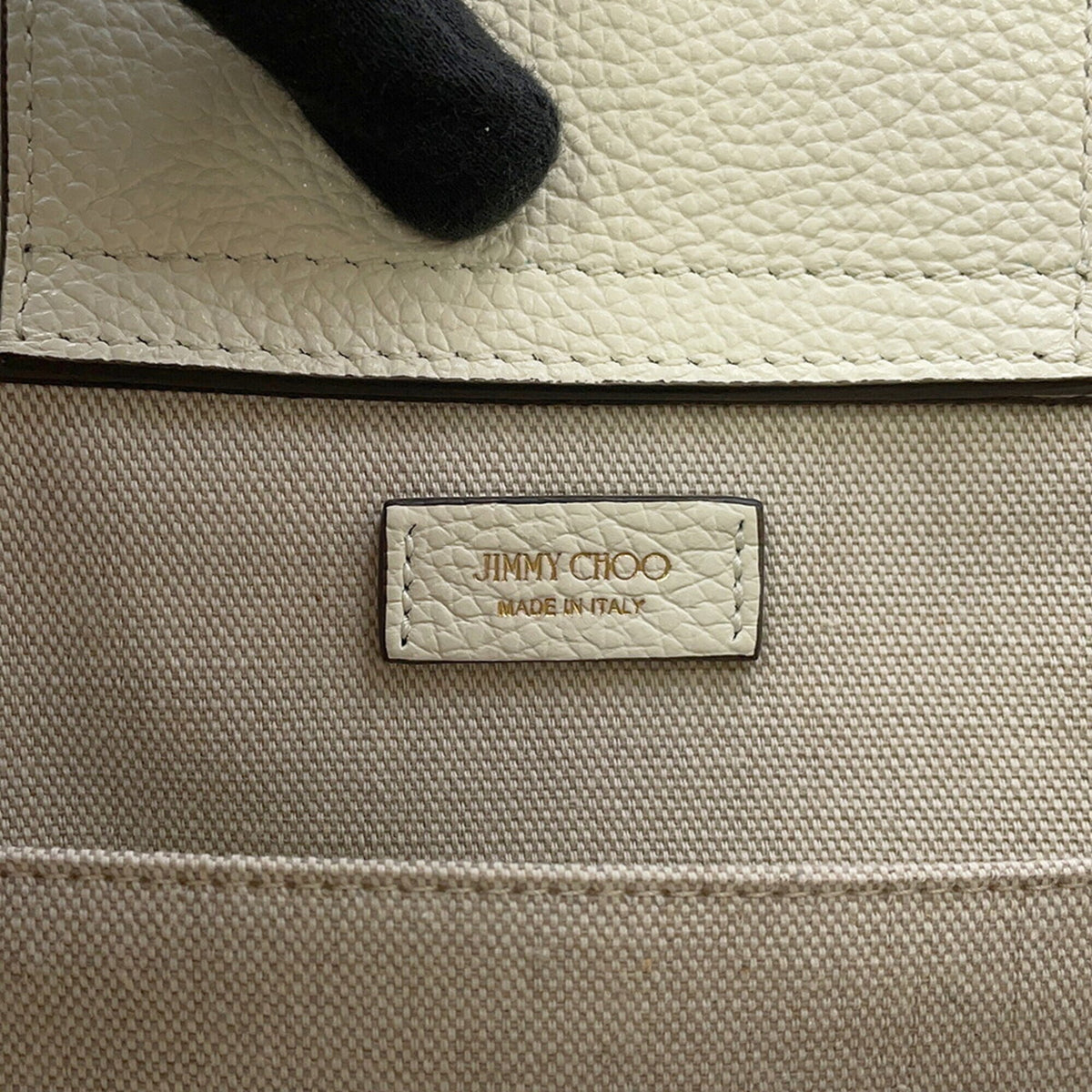 Jimmy Choo White Leather Handbag (Pre-Owned)