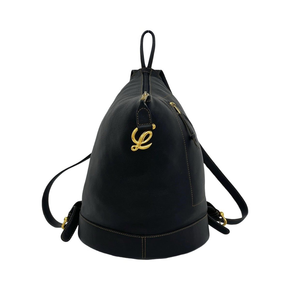 Loewe Black Leather Backpack (Pre-Owned)