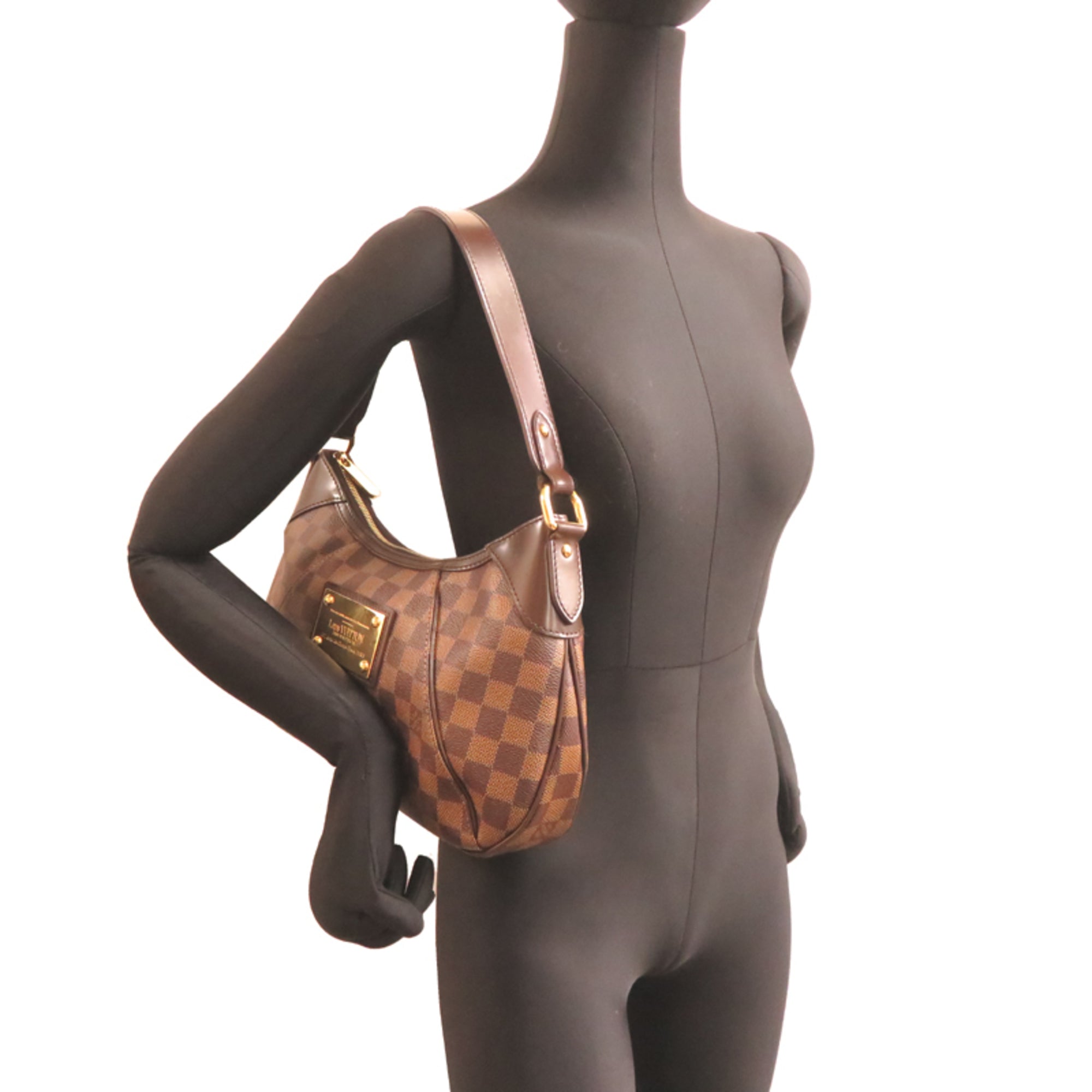 Louis Vuitton Brown Damier Canvas Shoulder Bag (Pre-Owned)