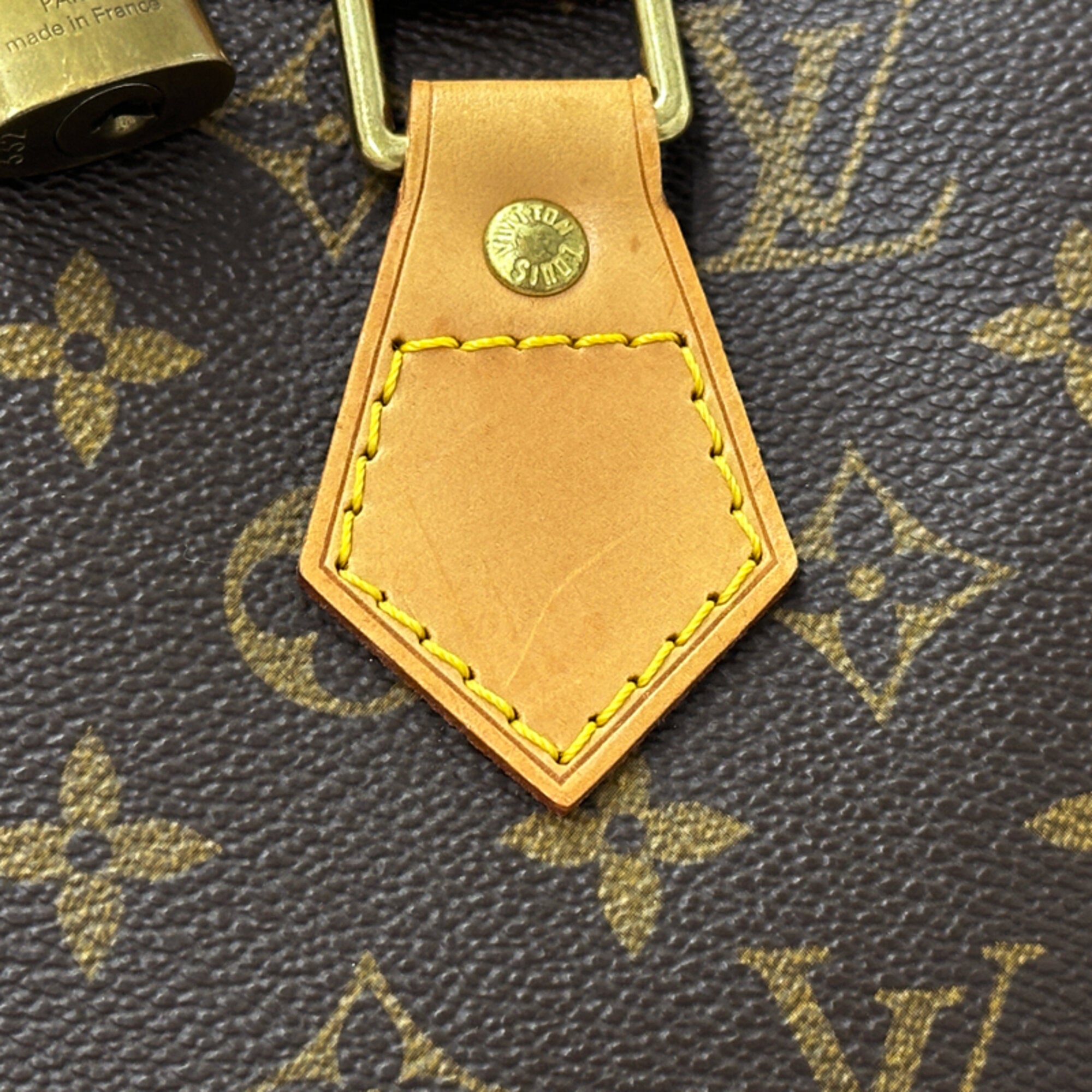 Louis Vuitton Brown Monogram Canvas Handbag (Pre-Owned)