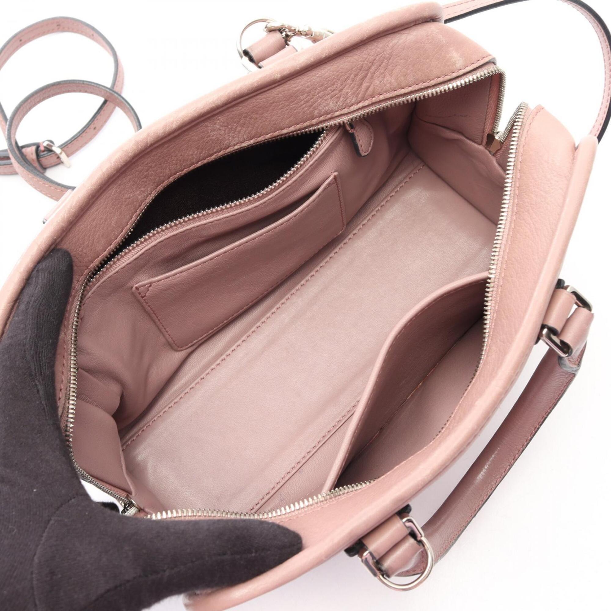 Loewe Pink Leather Handbag (Pre-Owned)