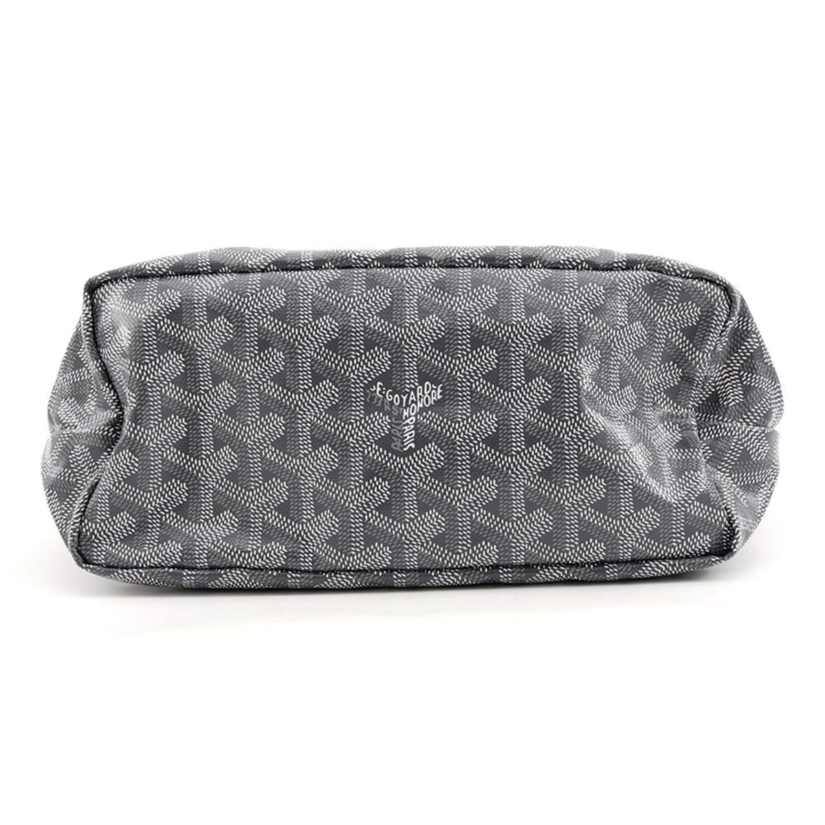 Goyard Gray Pvc Leather Handbag Pouch (Pre-Owned)
