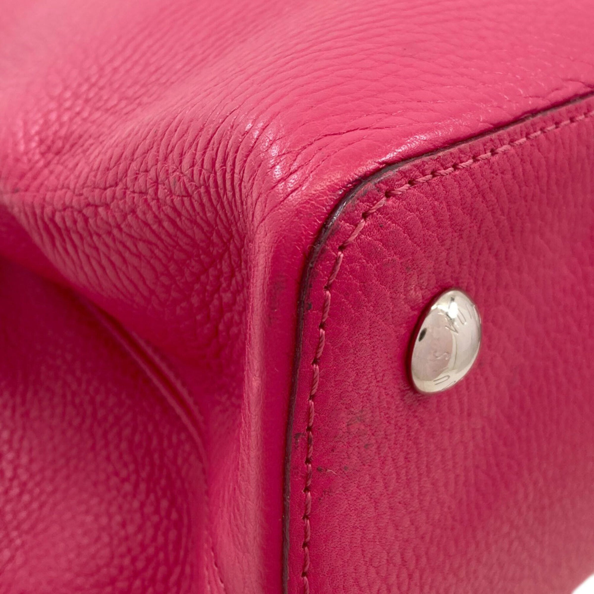 Louis Vuitton Pink Leather Handbag (Pre-Owned)