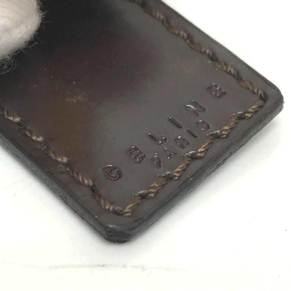 Celine Brown Leather Pouch (Pre-Owned)
