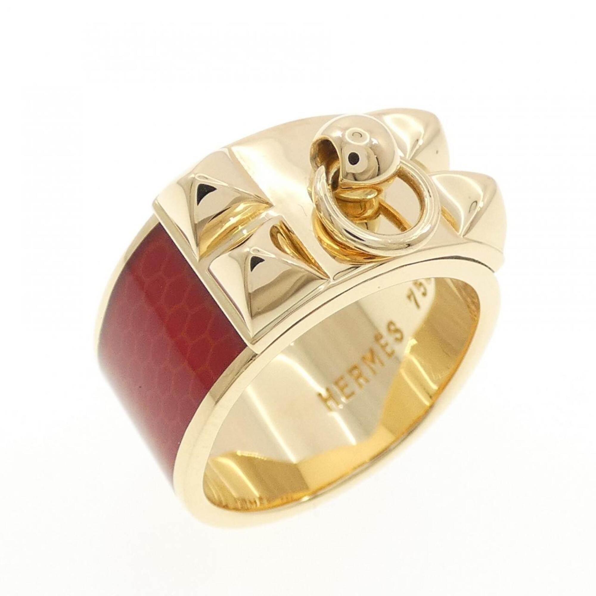 Hermes Yellow Gold Yellow Gold (18K) Band Ring (Pre-Owned)