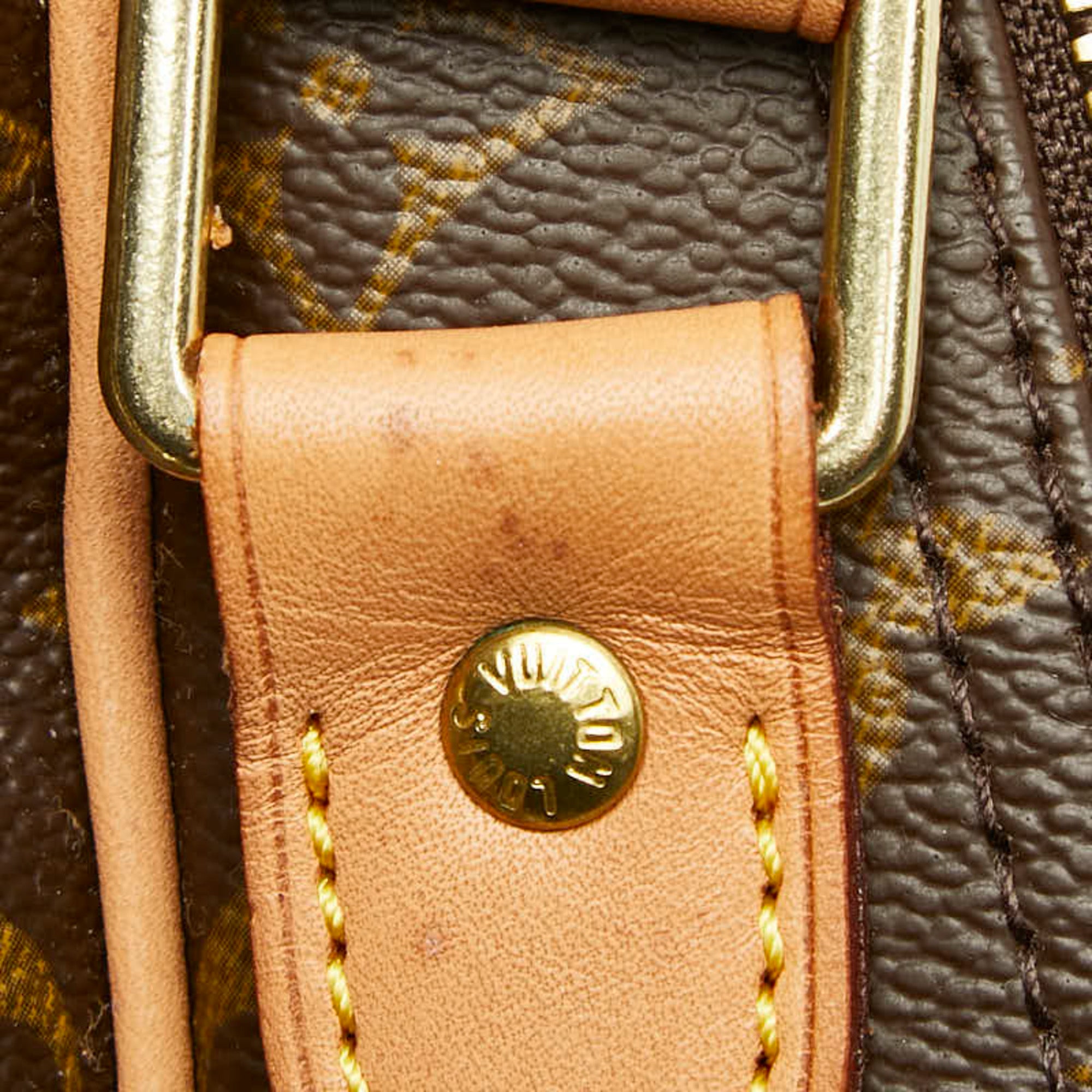 Louis Vuitton Brown Pvc Leather Shoulder Bag (Pre-Owned)