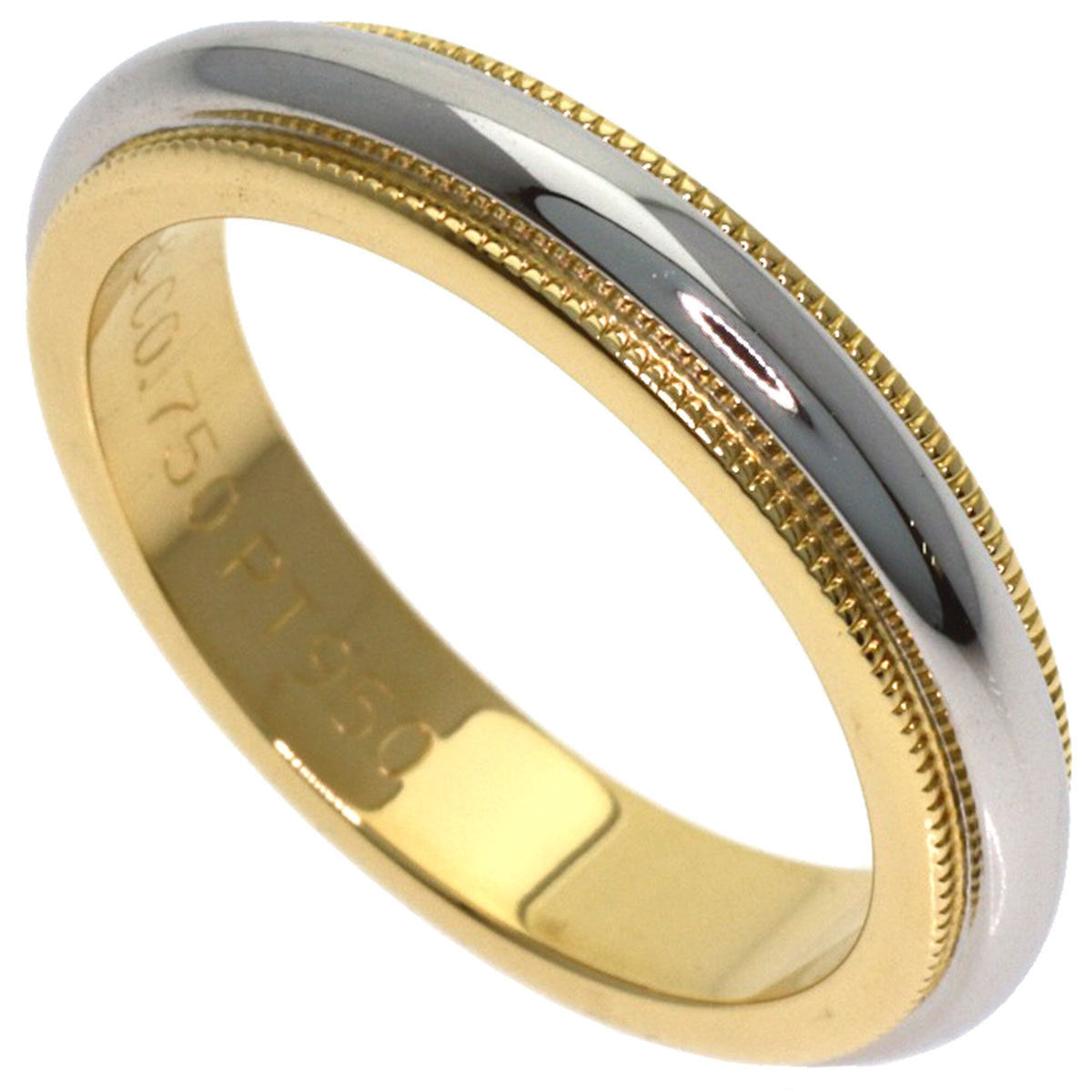Tiffany Yellow Gold (18K) Platinum 950 Band Ring (Pre-Owned)