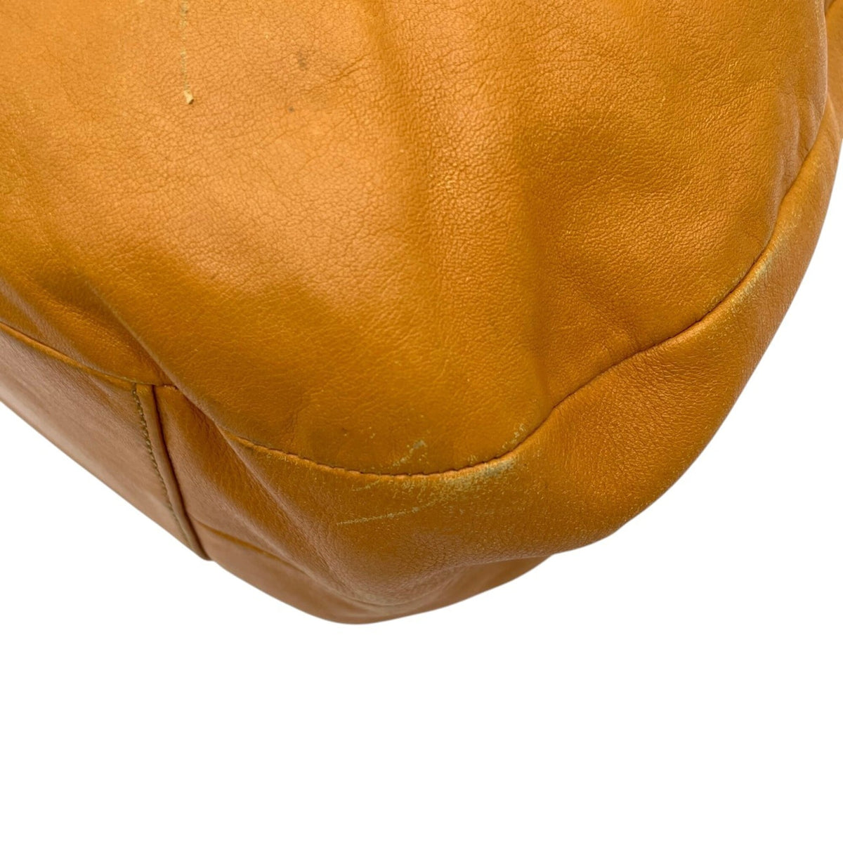 Coach Brown Camel Leather Handbag Shoulder Bag (Pre-Owned)