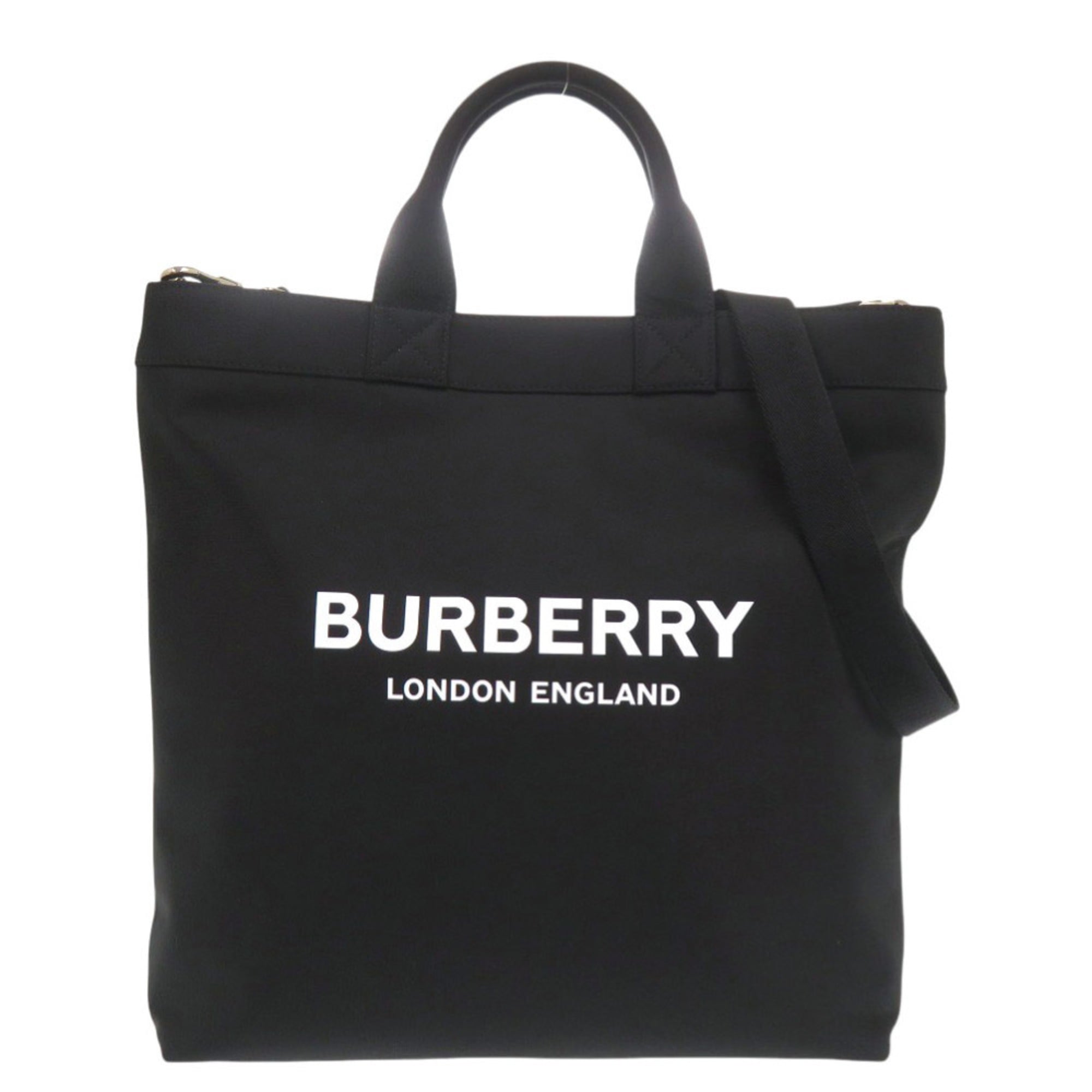 Burberry Black Nylon Tote Bag (Pre-Owned)