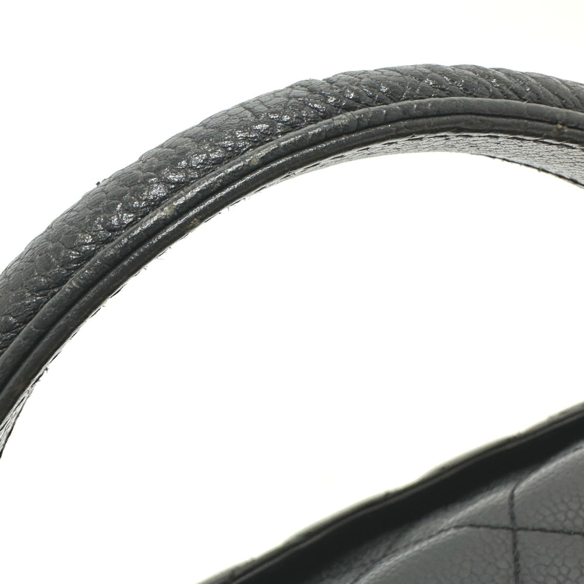 Chanel Black Leather Handbag (Pre-Owned)