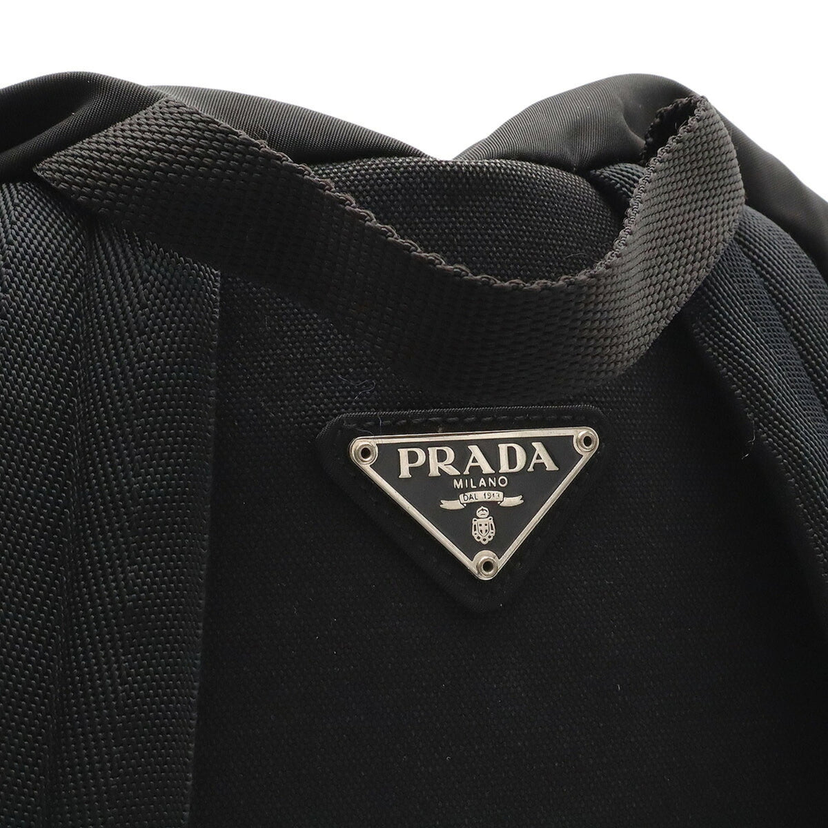 Prada Black Nero Nylon Backpack (Pre-Owned)