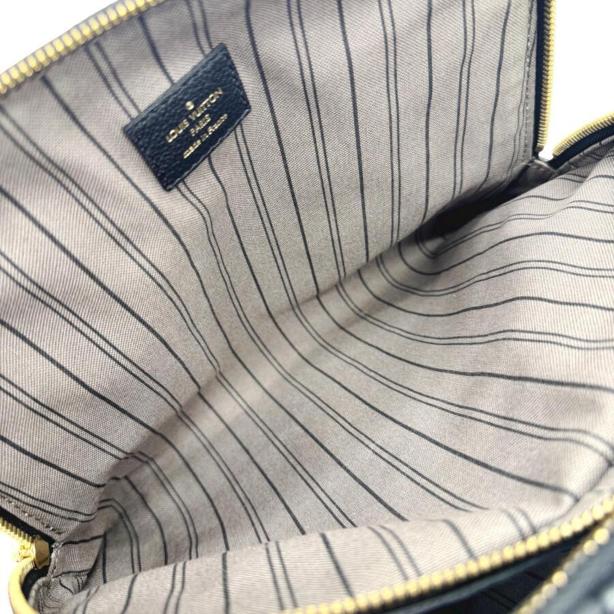 Louis Vuitton Black Noir Monogram Empreinte Handbag (Pre-Owned)