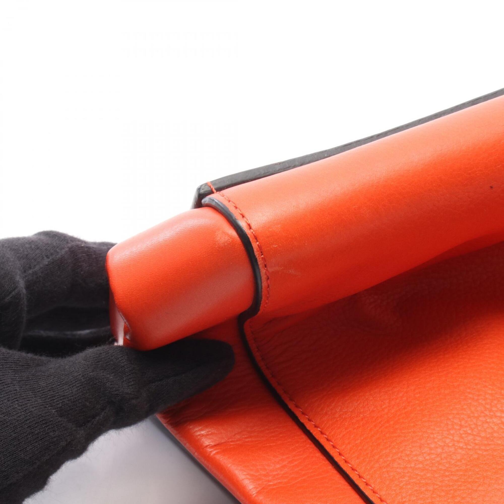 Celine Orange Leather Handbag (Pre-Owned)