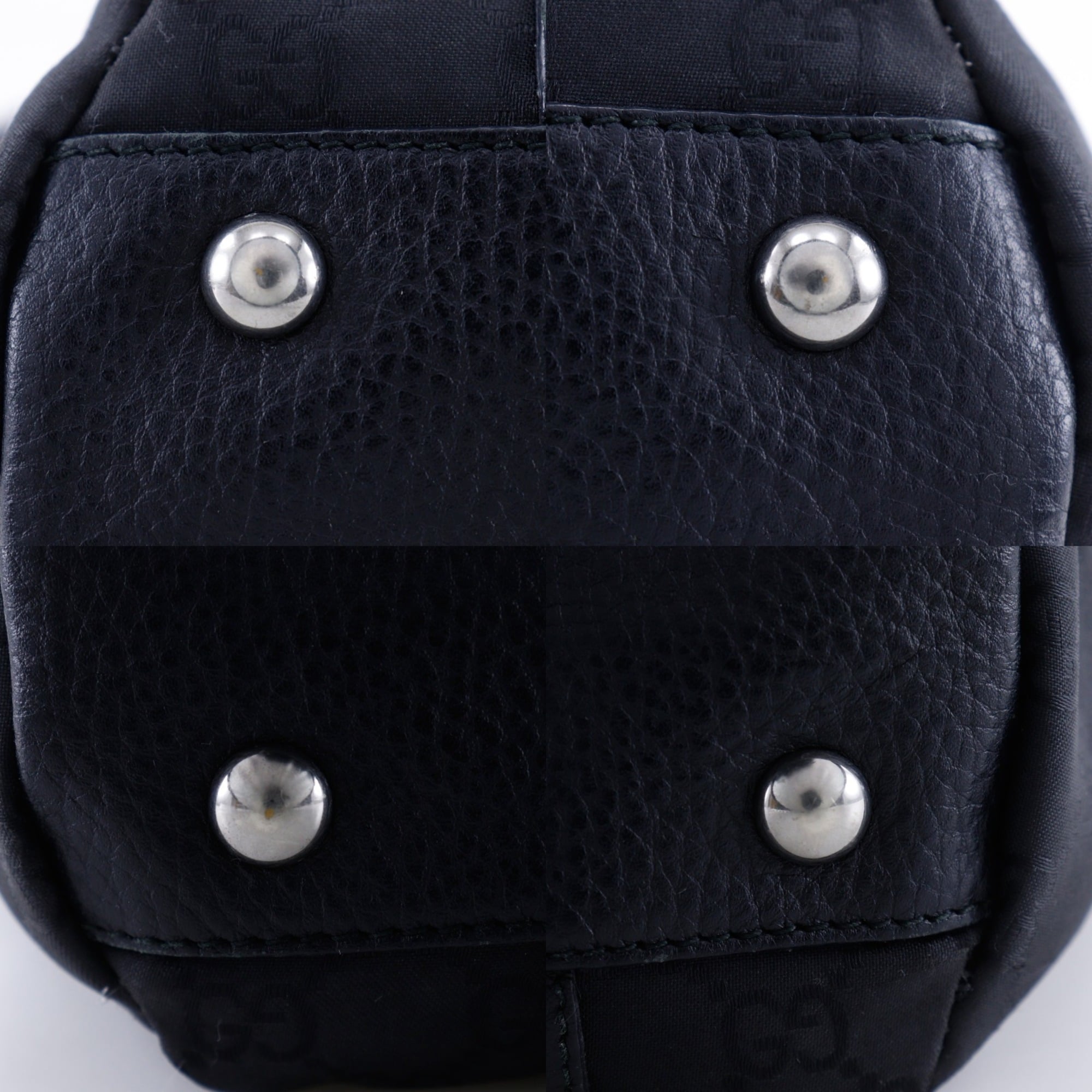 Gucci Black Nylon Canvas Tote Bag (Pre-Owned)