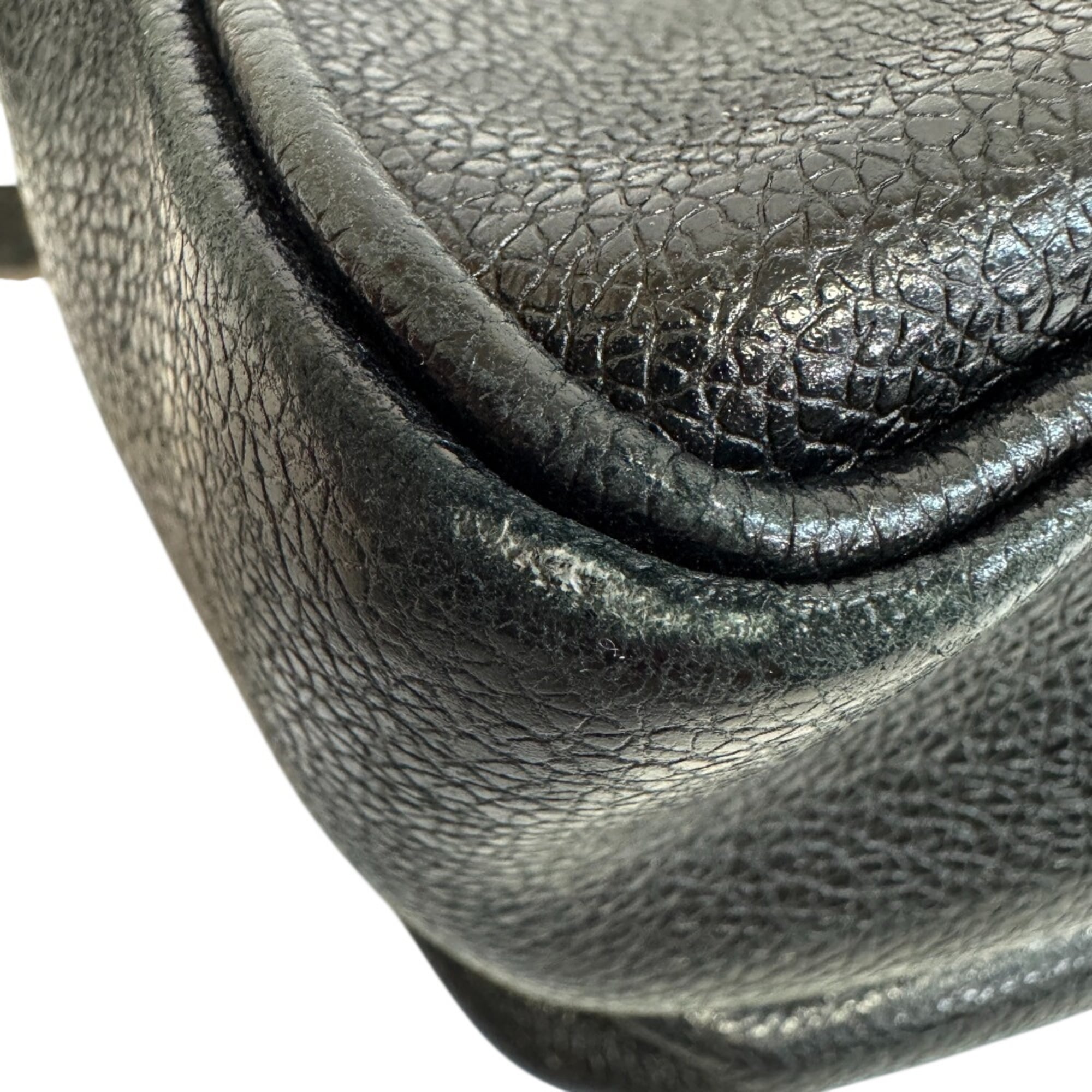 Bvlgari Black Leather Shoulder Bag (Pre-Owned)