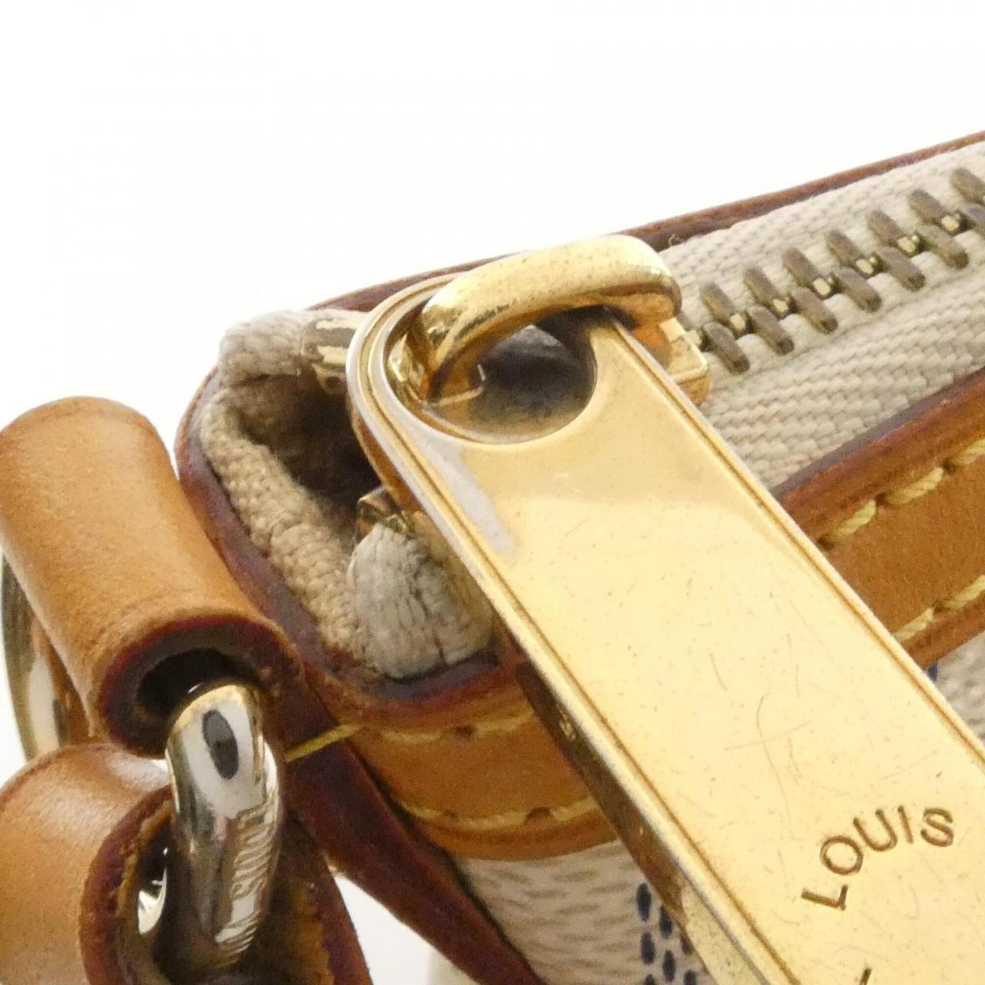 Louis Vuitton Azur Coated Canvas Shoulder Bag (Pre-Owned)