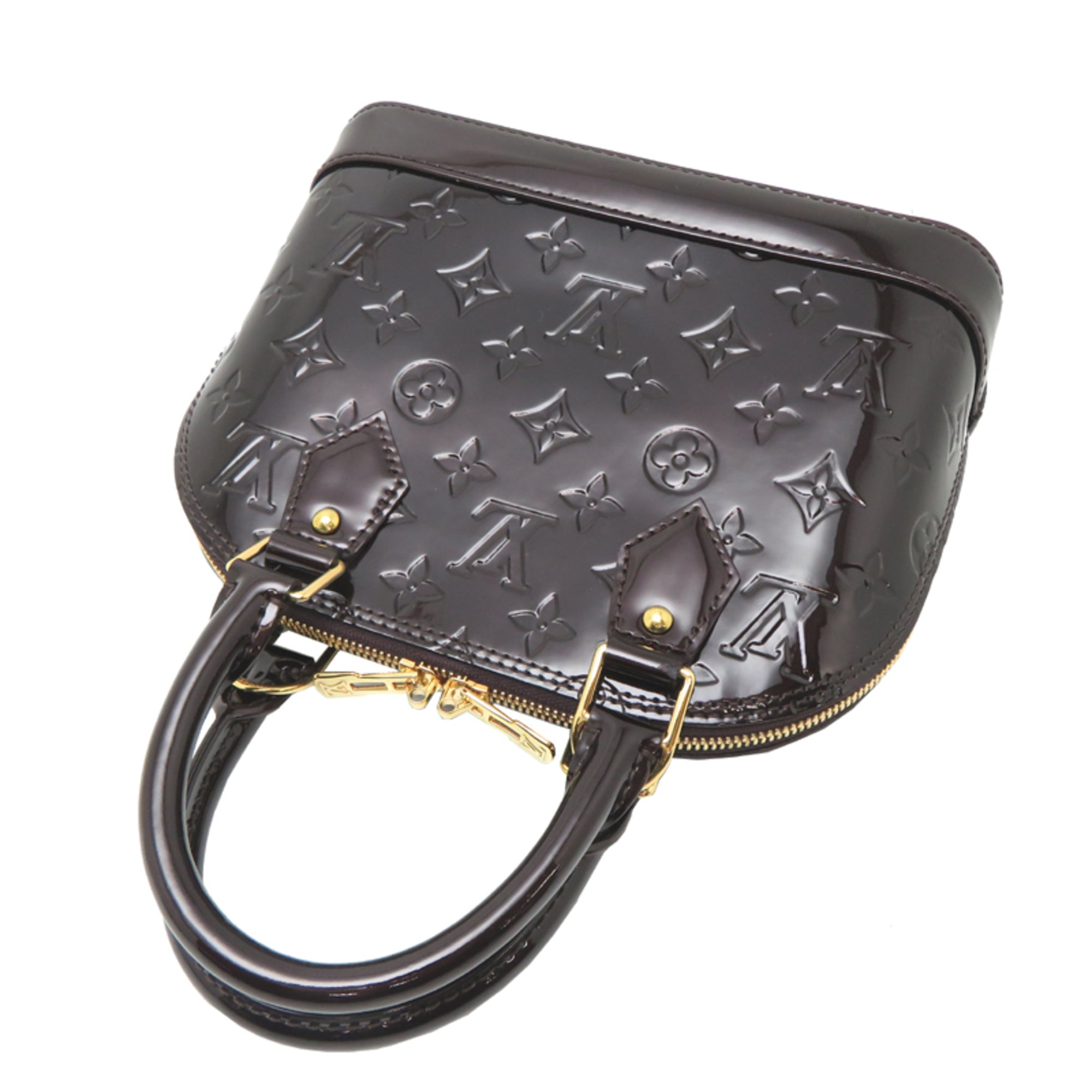 Louis Vuitton Amarante Purple Vernis Handbag (Pre-Owned)