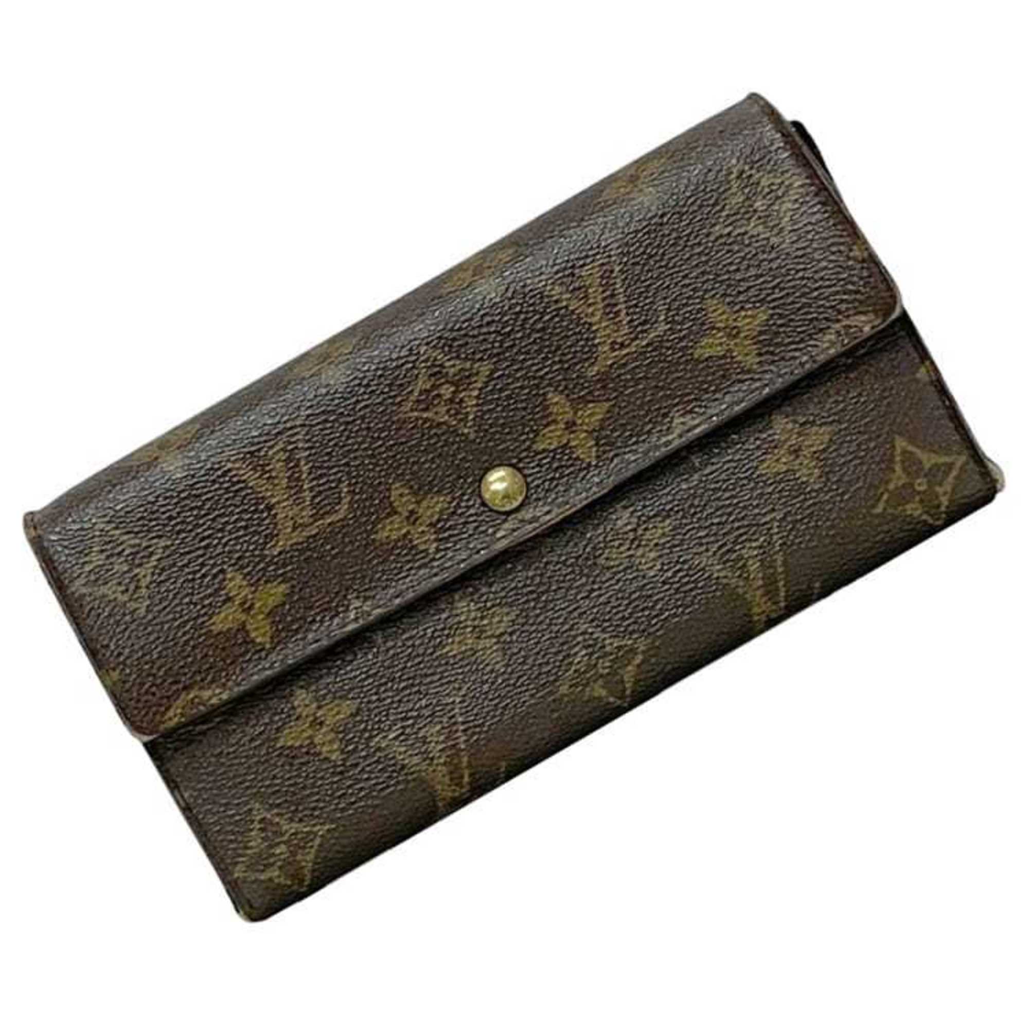 Louis Vuitton Brown Monogram Monogram Long Wallet (Bi-Fold) (Pre-Owned)