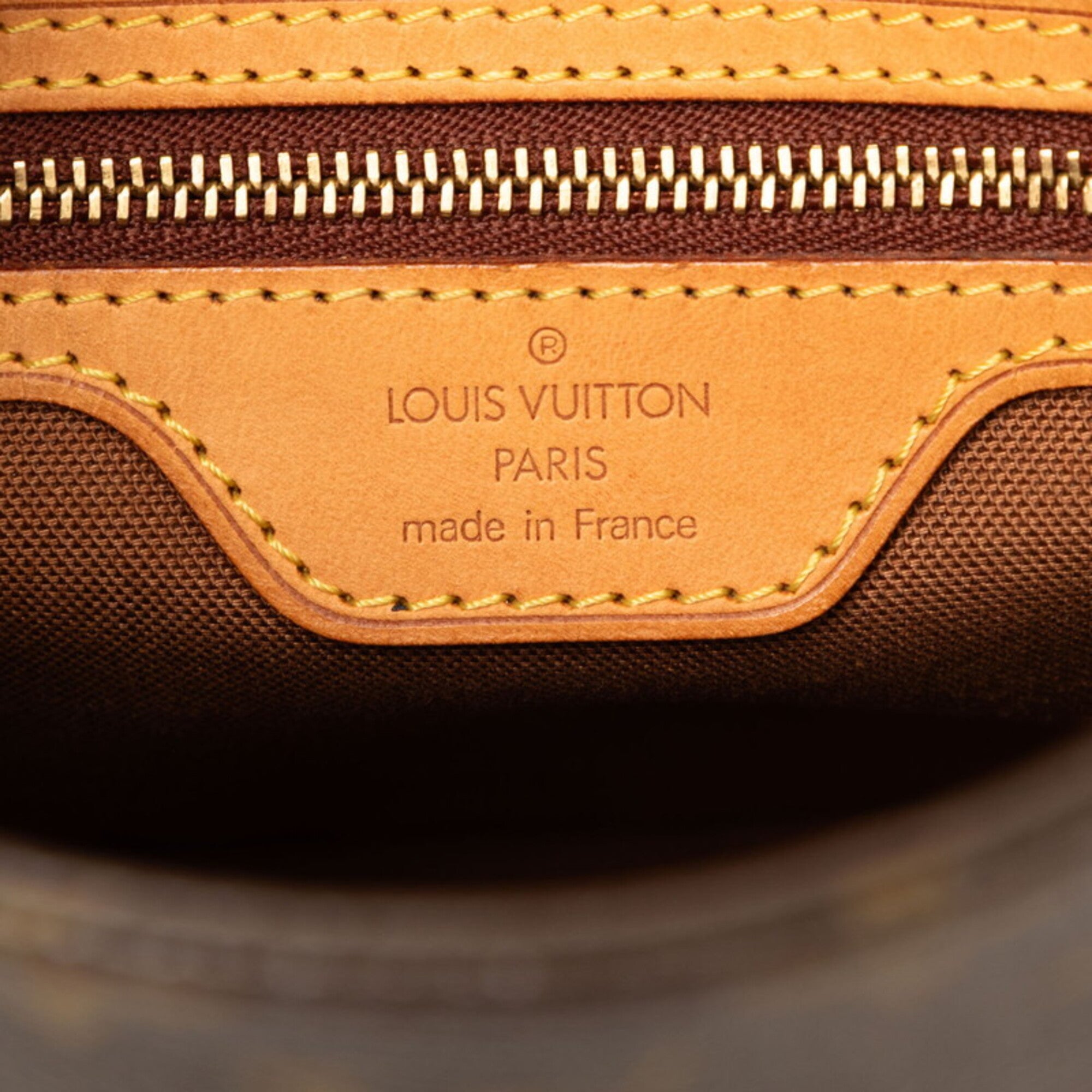 Louis Vuitton Brown Pvc Leather Handbag Tote Bag (Pre-Owned)