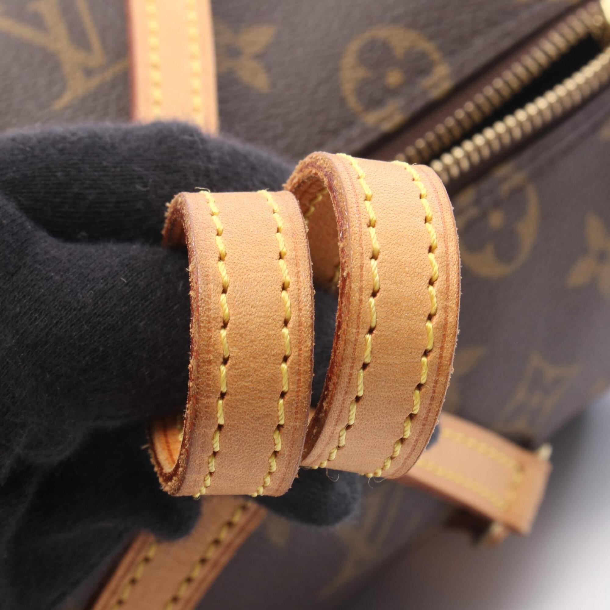 Louis Vuitton Brown Pvc Leather Handbag (Pre-Owned)
