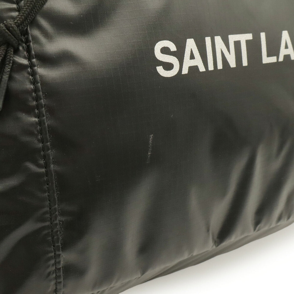 Yves Saint Laurent Black Nylon Backpack (Pre-Owned)