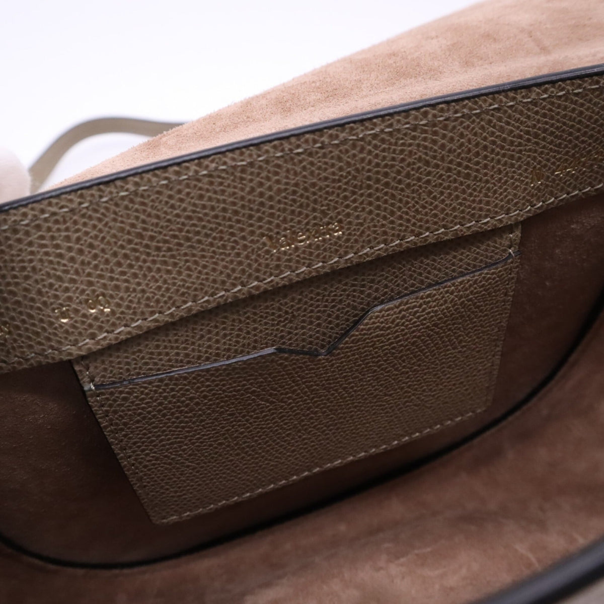 Valextra Brown Leather Shoulder Bag (Pre-Owned)
