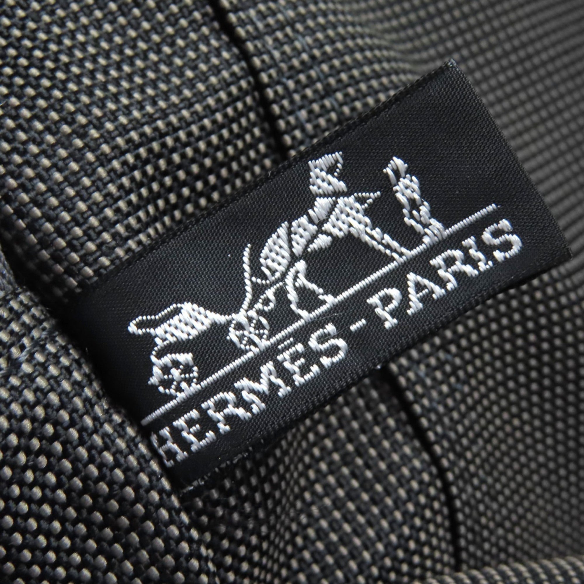 Hermes Her Line Gray Polyester Polyamide Tote Bag (Pre-Owned)