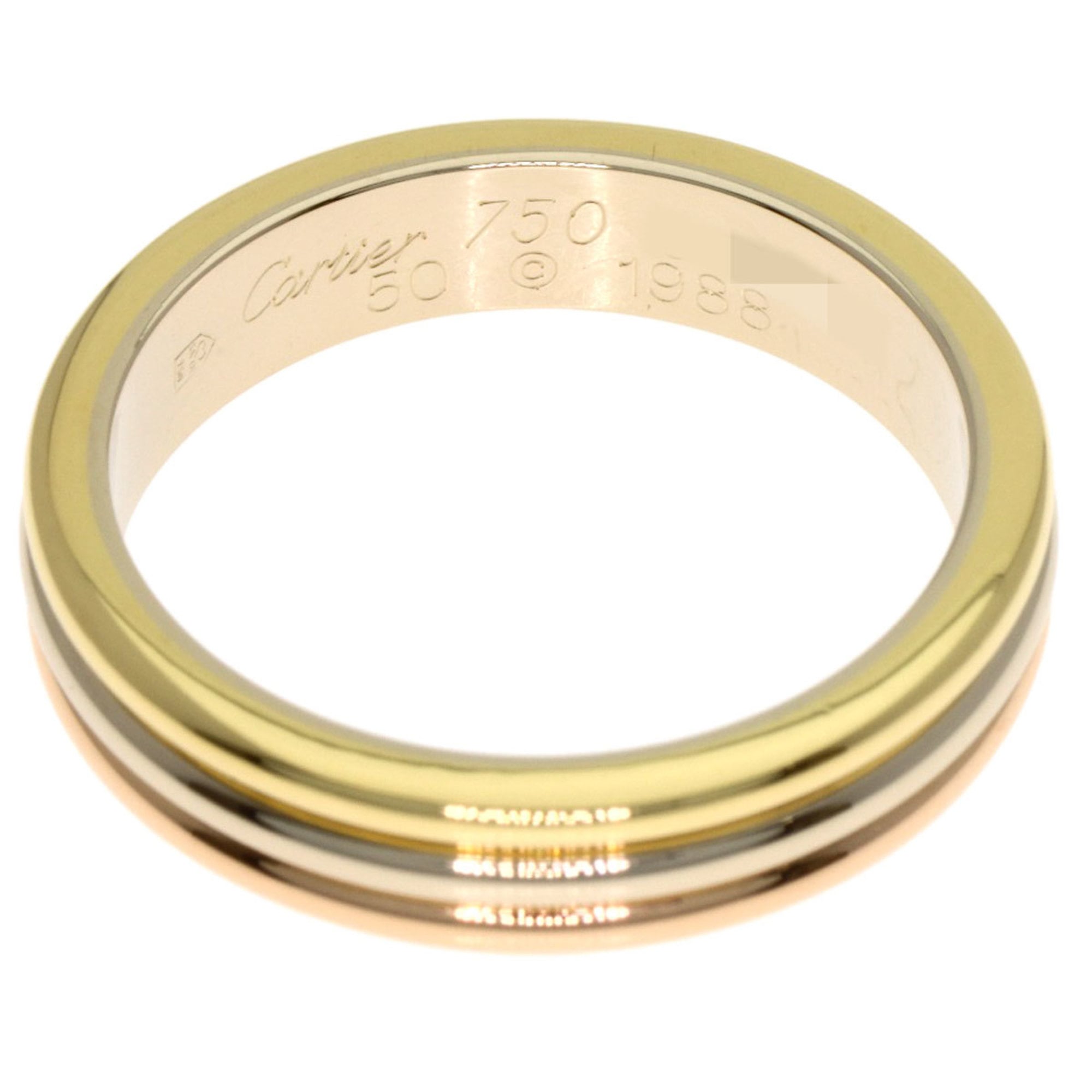 Cartier Yellow Gold (18K) Pink Gold (18K) White Gold (18K) Band Ring (Pre-Owned)