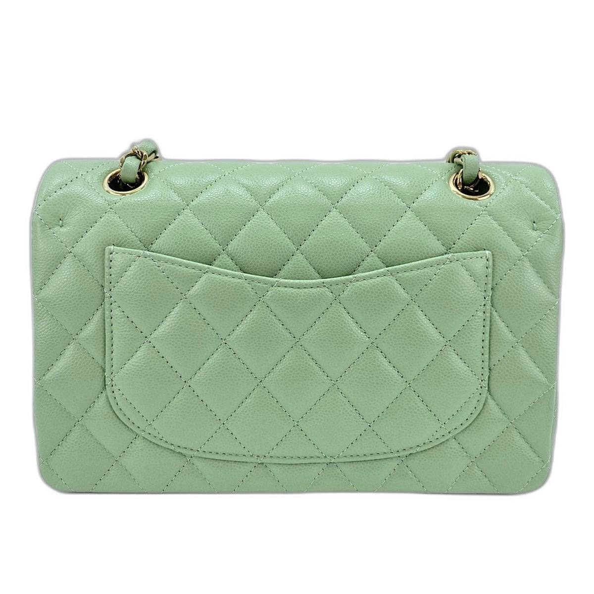 Chanel Matelasse Green Shoulder Bag (Pre-Owned)