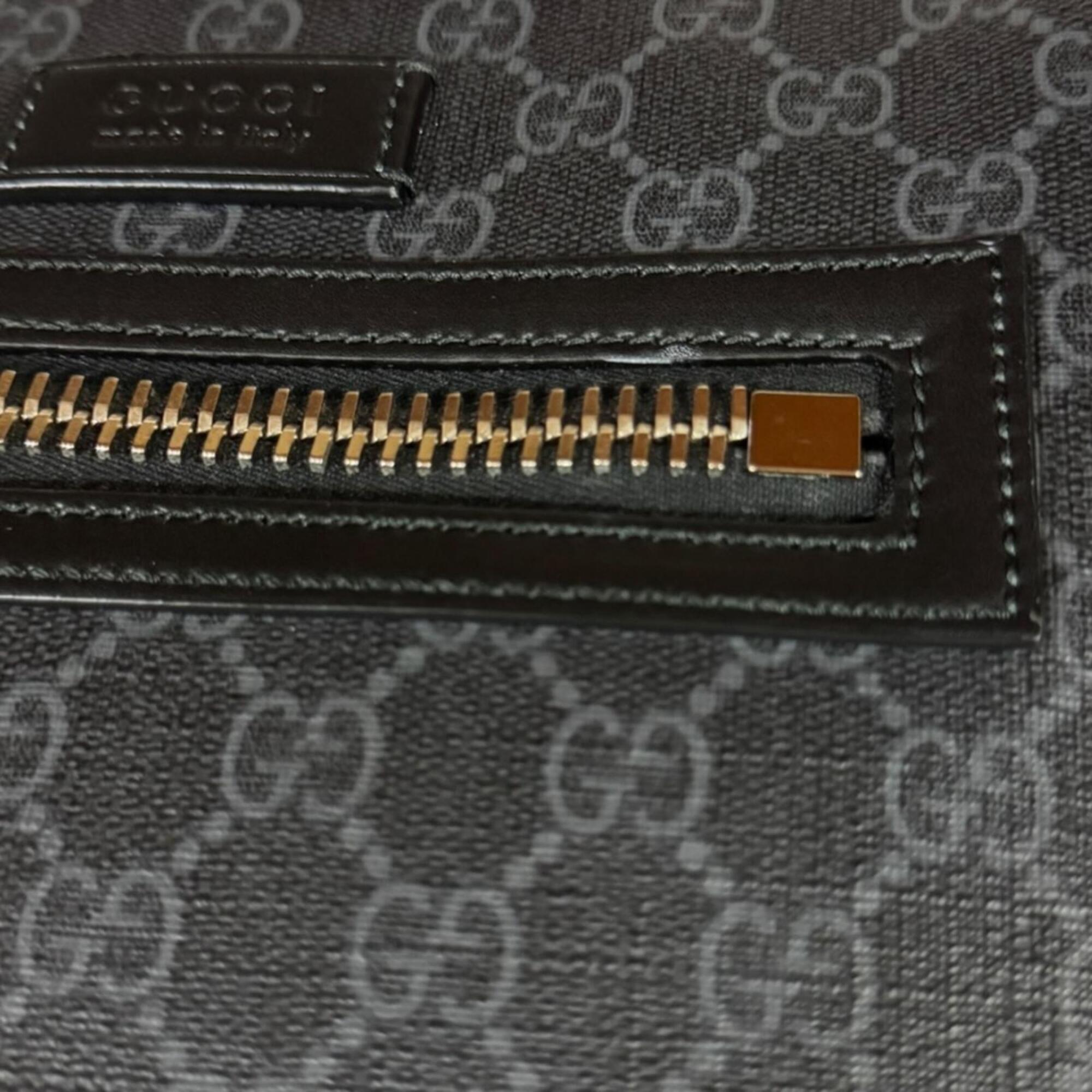 Gucci Black Gg Supreme Shoulder Bag (Pre-Owned)