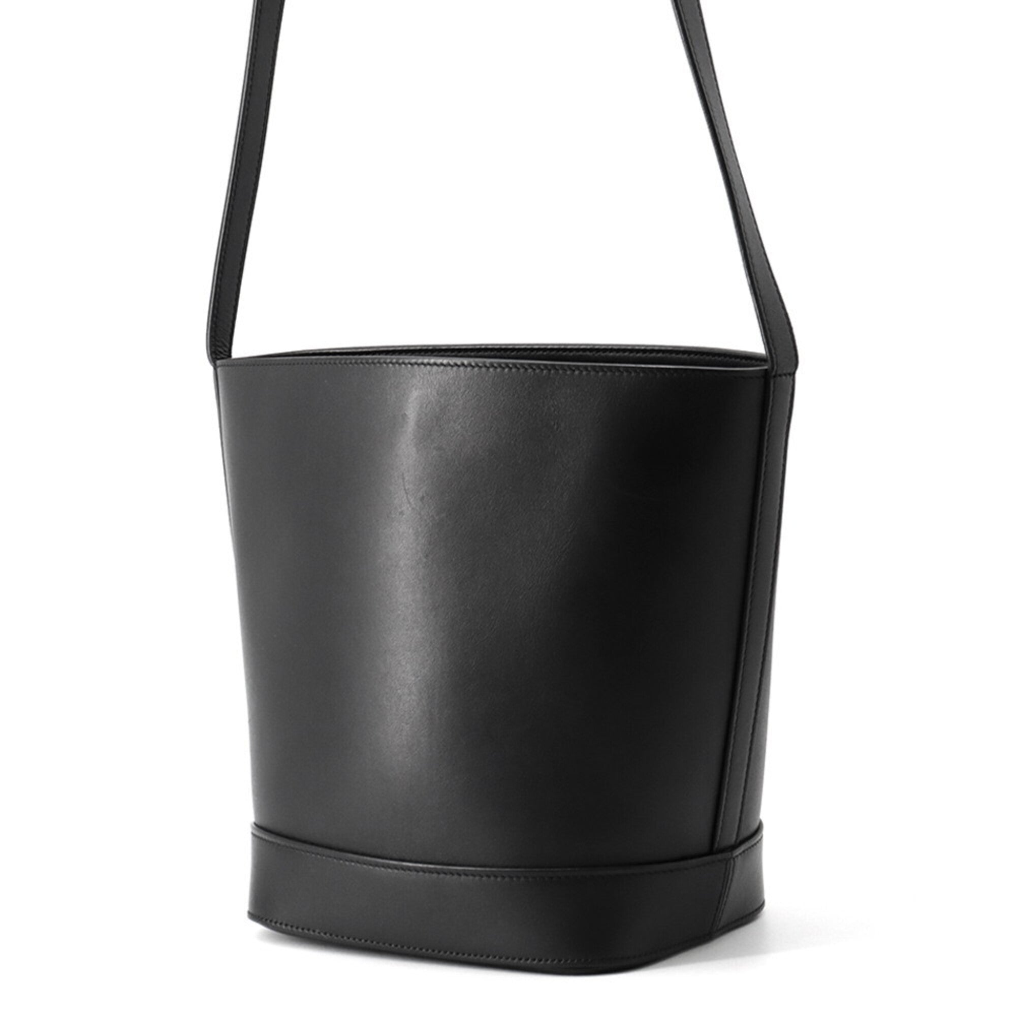 Celine Black Leather Handbag Shoulder Bag (Pre-Owned)