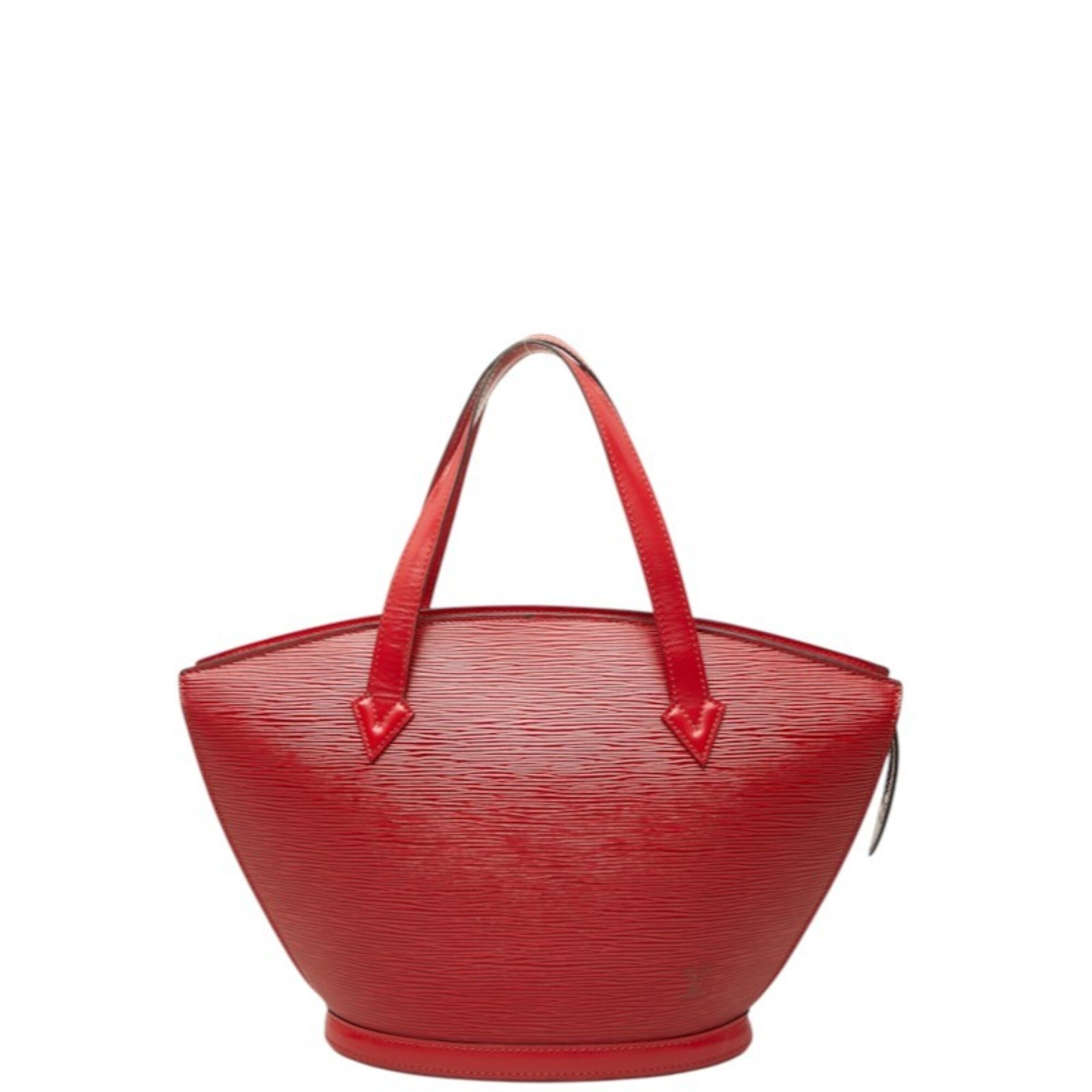 Louis Vuitton Castilian Red Leather Handbag Shoulder Bag (Pre-Owned)