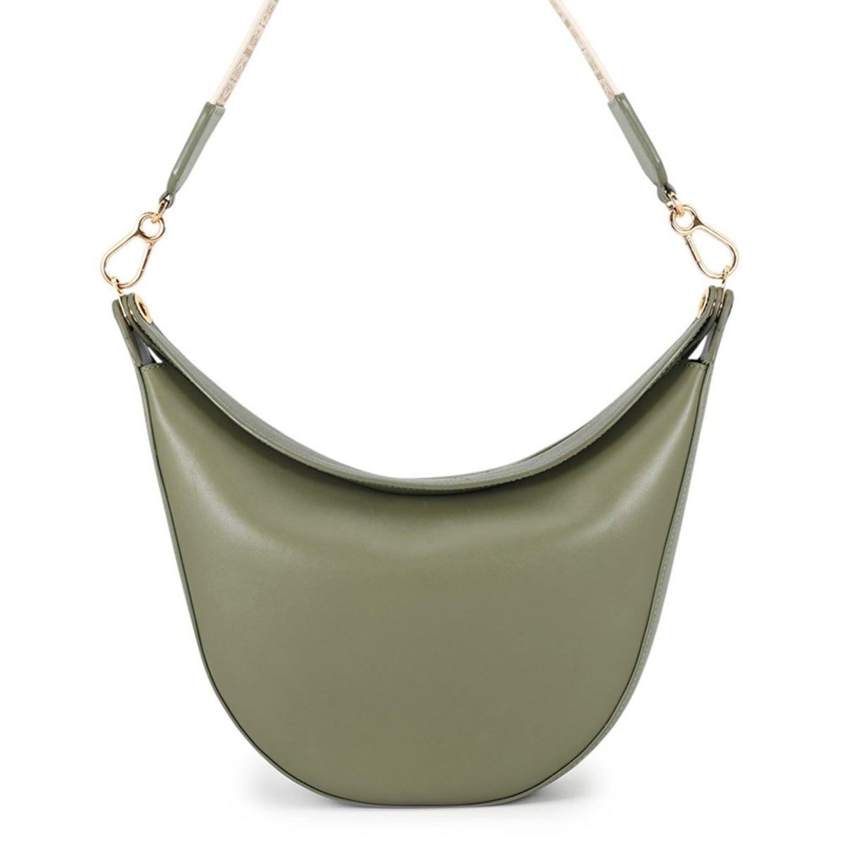 Loewe Khaki Leather Shoulder Bag (Pre-Owned)