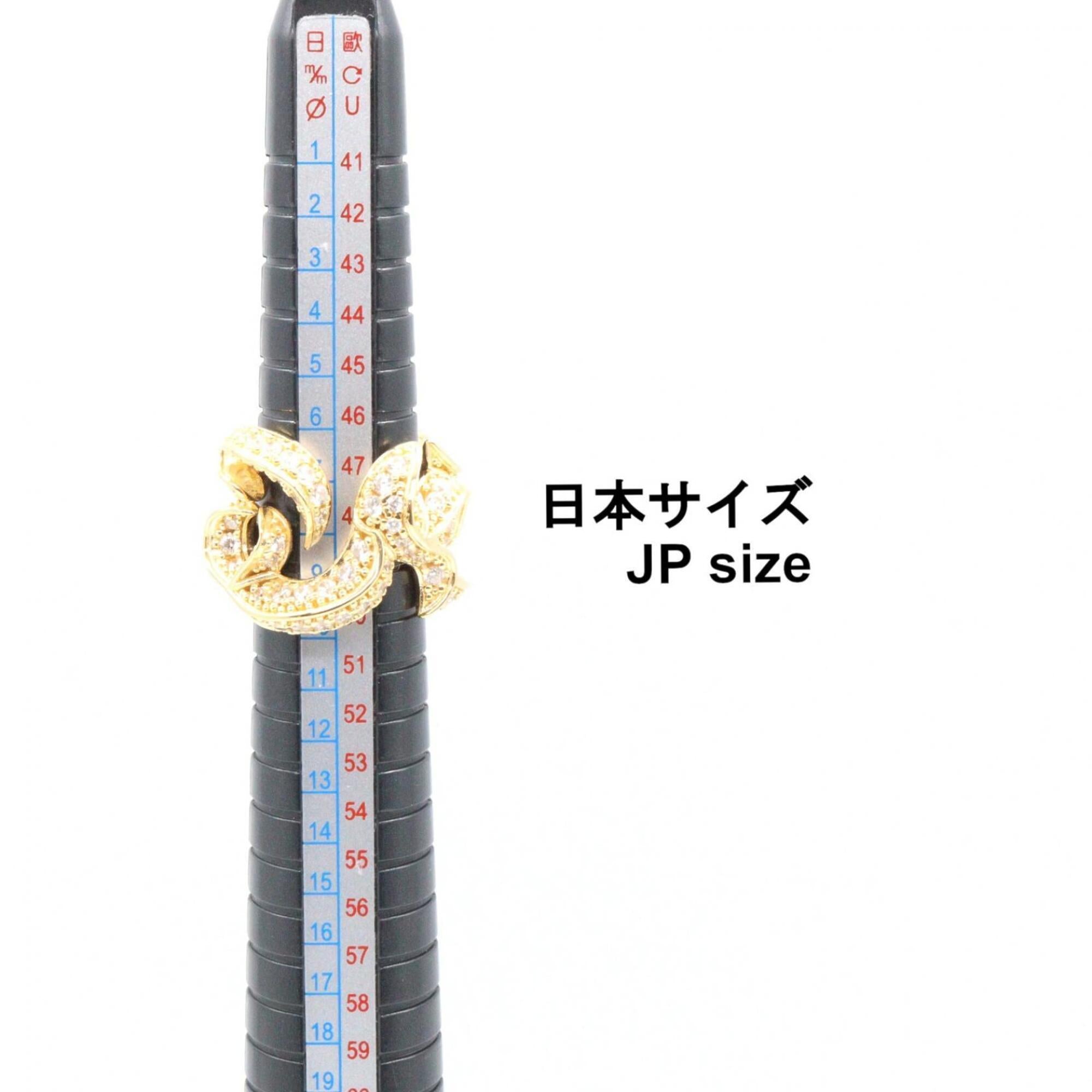 Bottega Veneta Gold Silver 925 Band Ring (Pre-Owned)