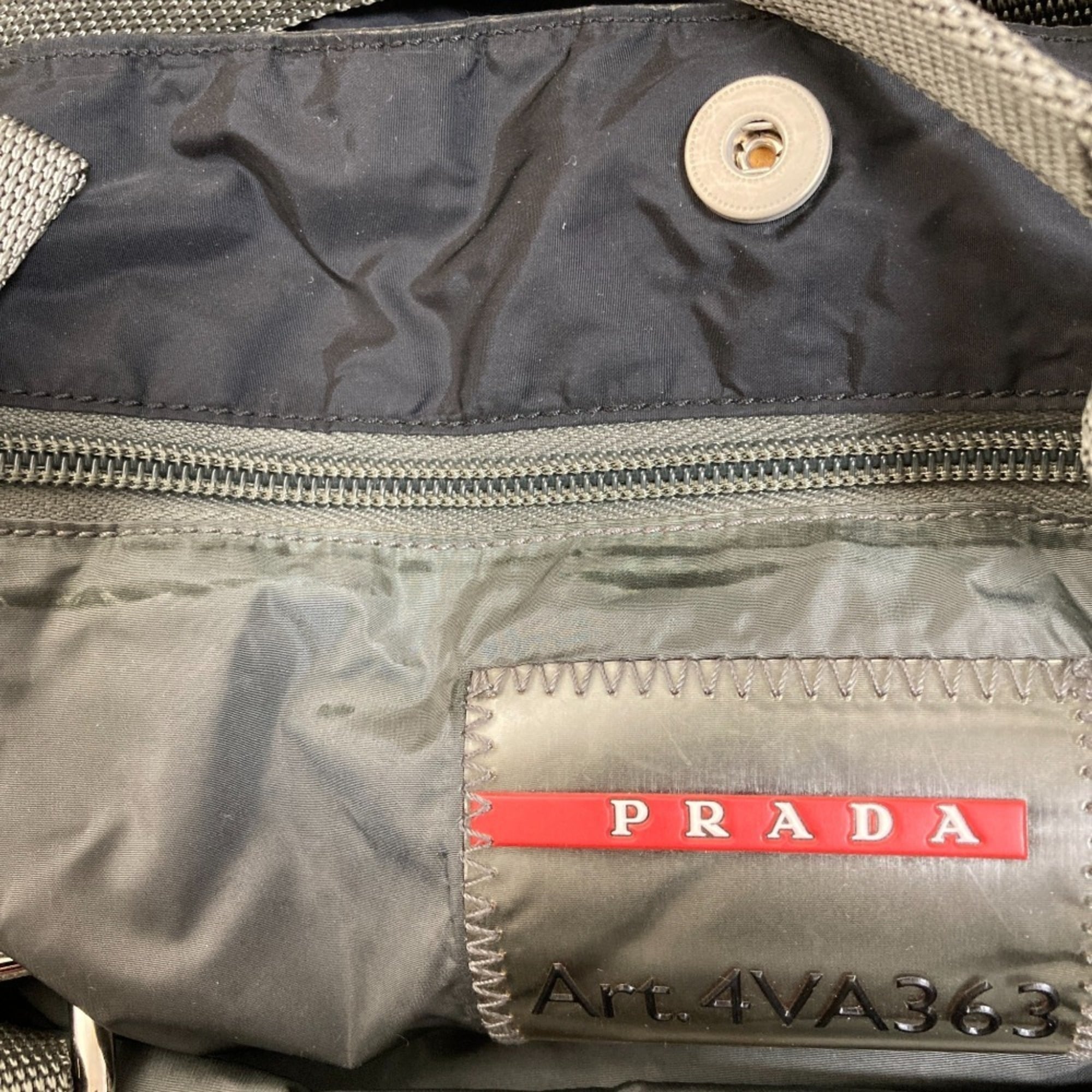 Prada Black Nylon Tote Bag (Pre-Owned)