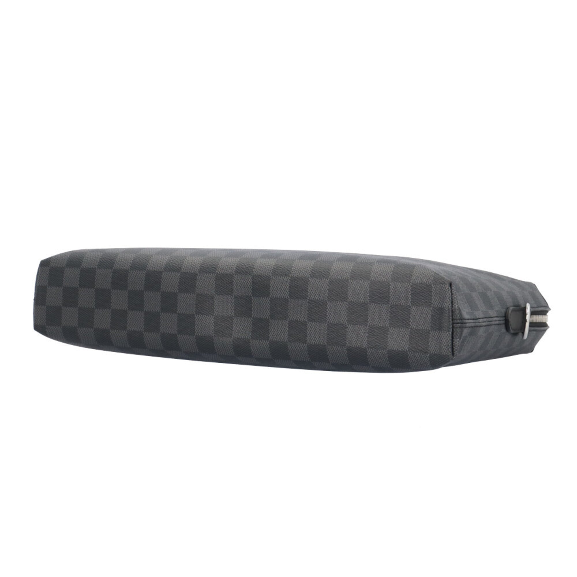 Louis Vuitton Black Gray Damier Graphite Briefcase (Pre-Owned)