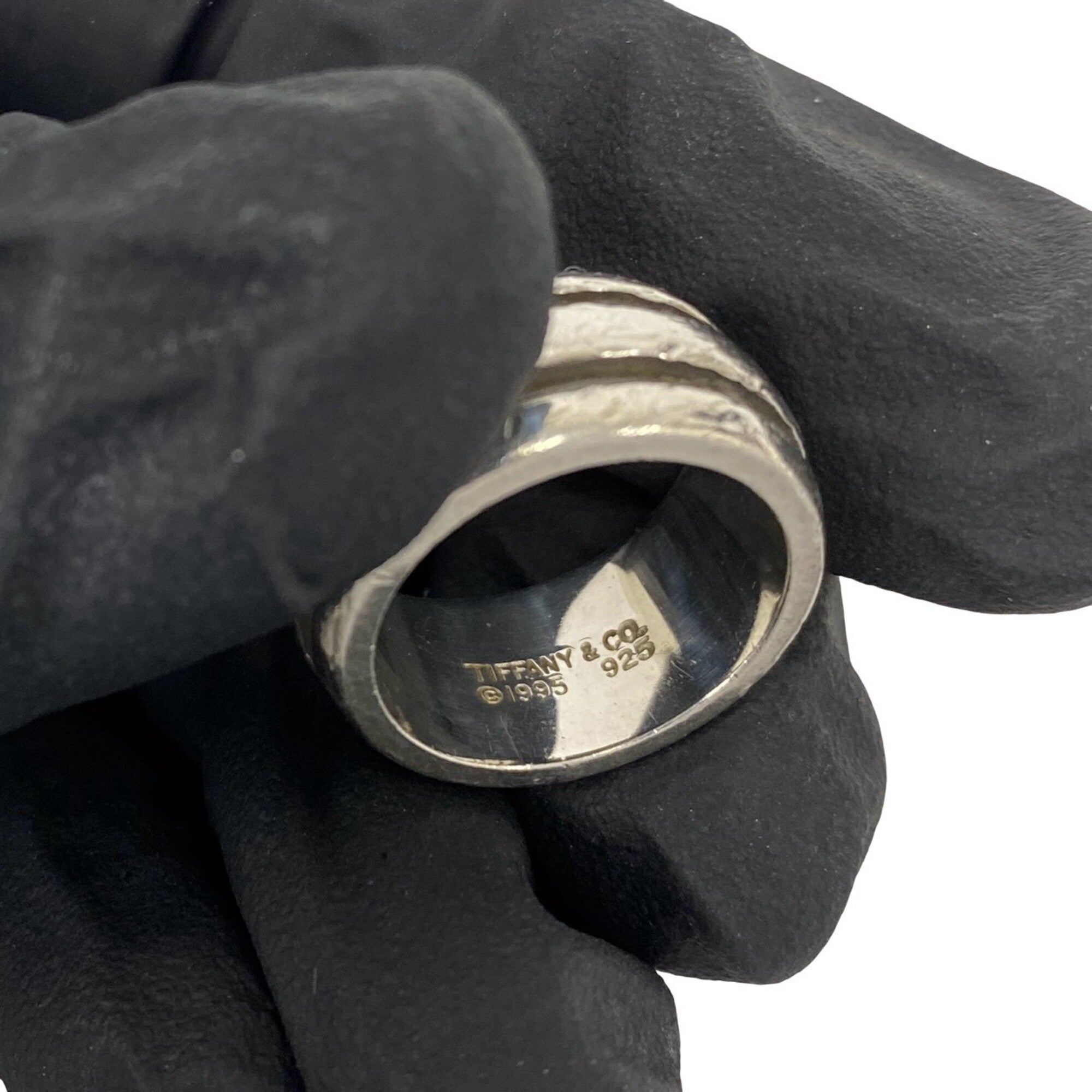 Tiffany Silver Silver 925 Band Ring (Pre-Owned)