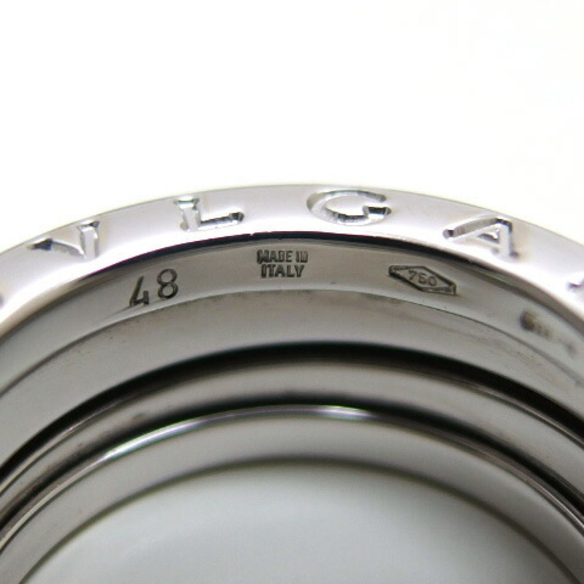 Bvlgari White Gold (18K) Band Ring (Pre-Owned)