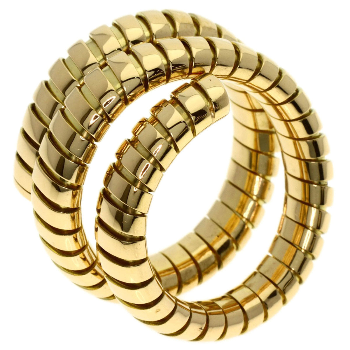 Bvlgari Yellow Gold Yellow Gold (18K) Band Ring (Pre-Owned)