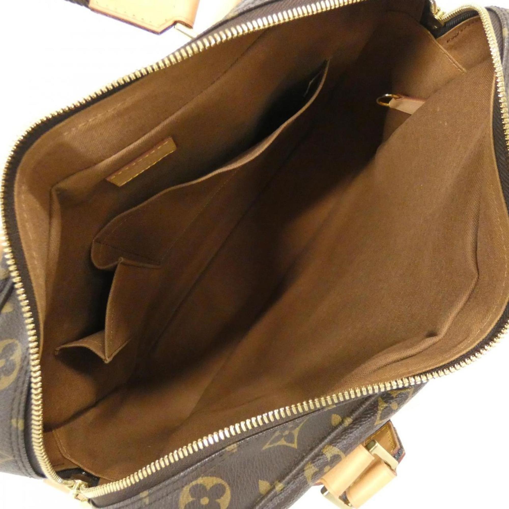 Louis Vuitton Brown Coated Canvas Handbag (Pre-Owned)