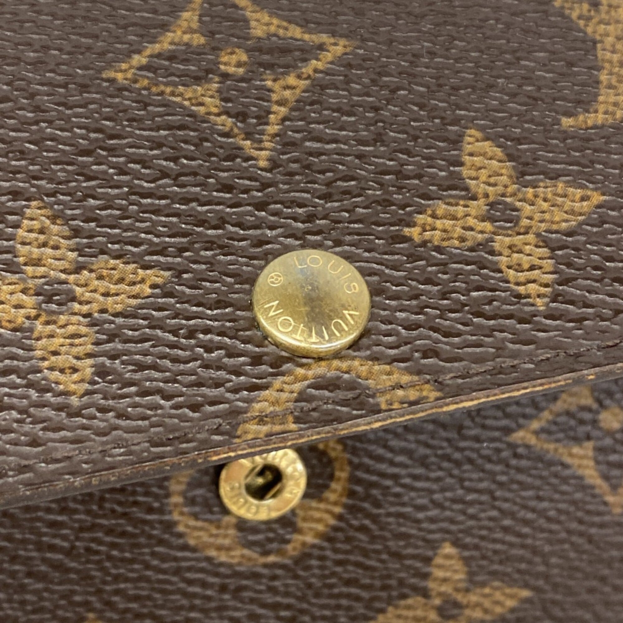 Louis Vuitton Brown Long Wallet (Bi-Fold) (Pre-Owned)