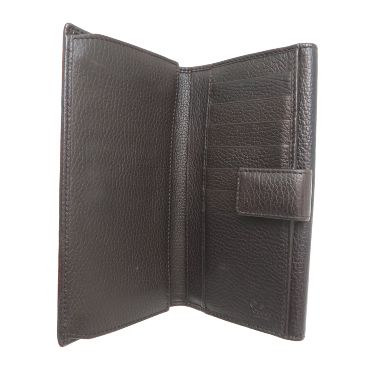 Gucci Black Leather Long Wallet (Bi-Fold) (Pre-Owned)