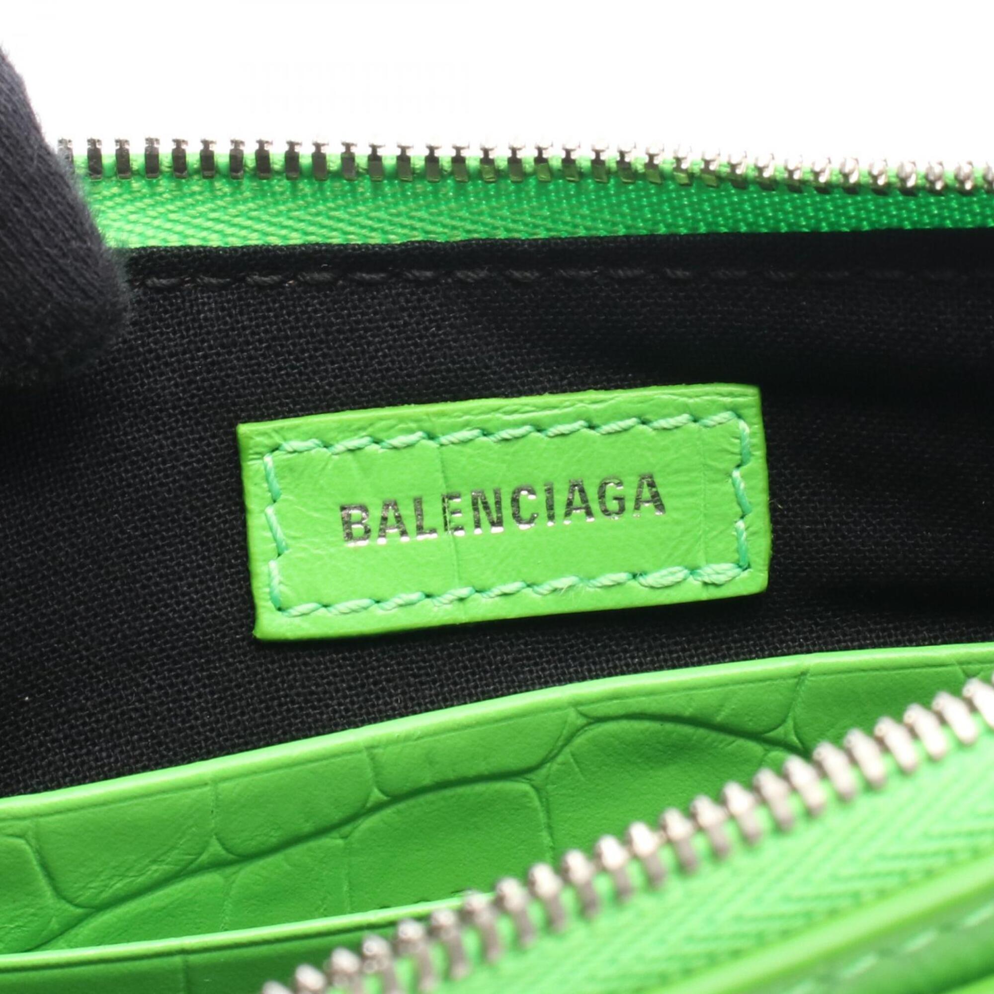 Balenciaga Green Leather Handbag (Pre-Owned)