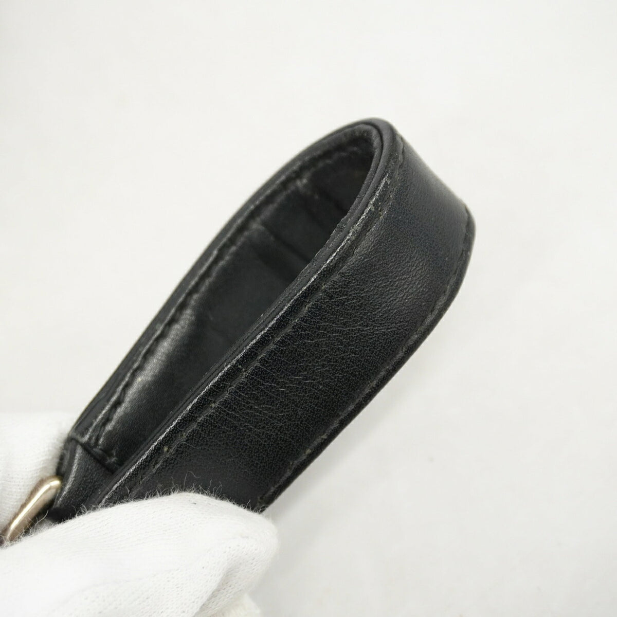 Chanel Black Grained Calfskin Shoulder Bag (Pre-Owned)