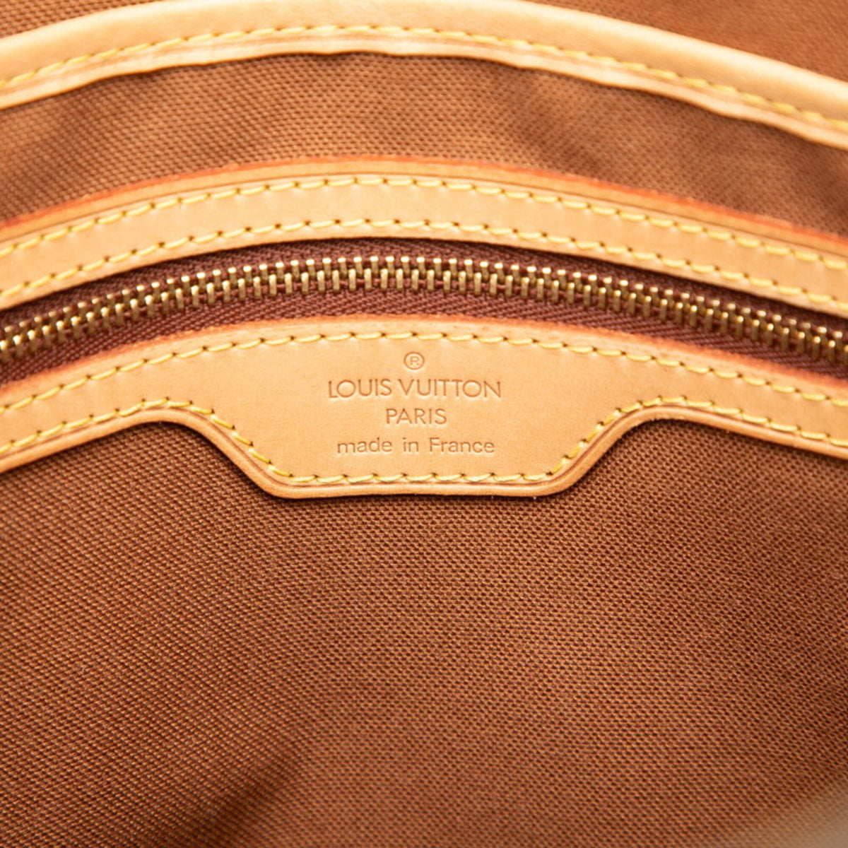 Louis Vuitton Brown Pvc Leather Tote Bag (Pre-Owned)
