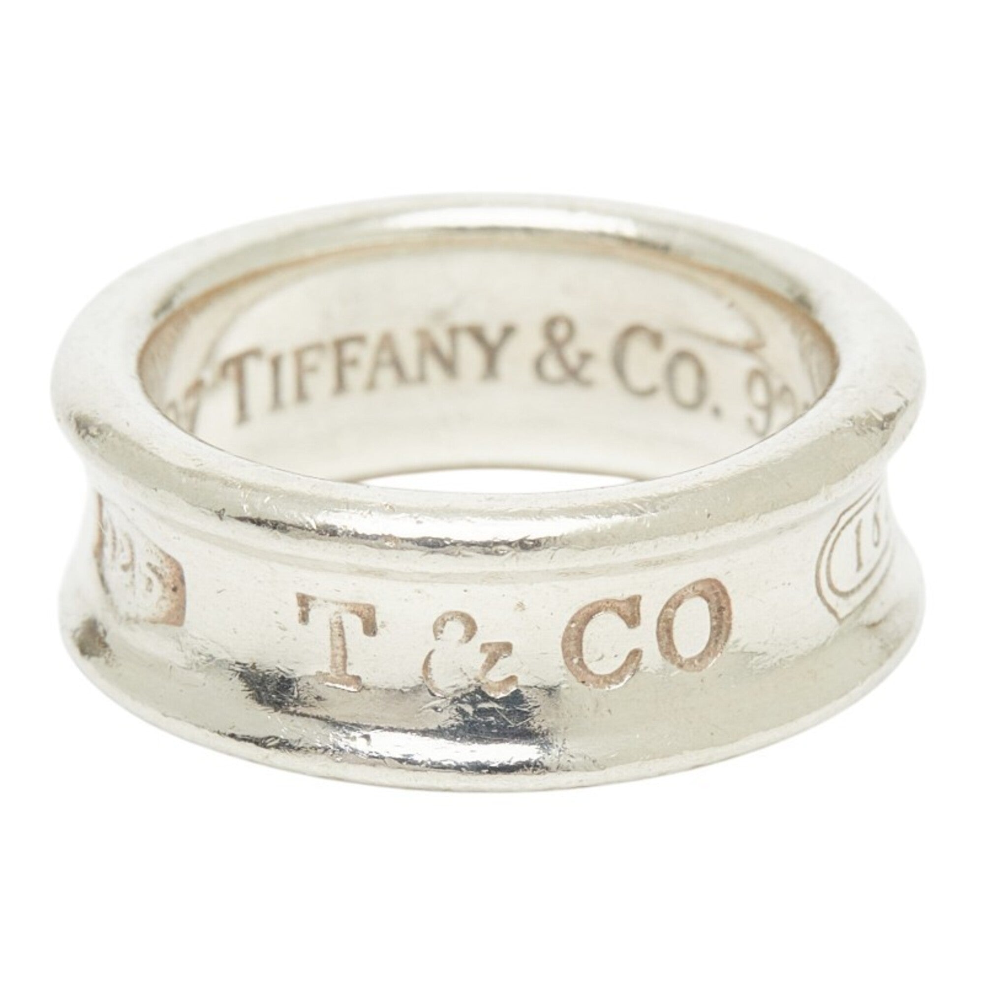 Tiffany Silver Silver 925 Band Ring (Pre-Owned)