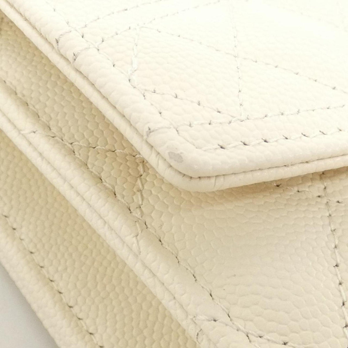 Chanel Ivory Grained Calfskin Backpack (Pre-Owned)