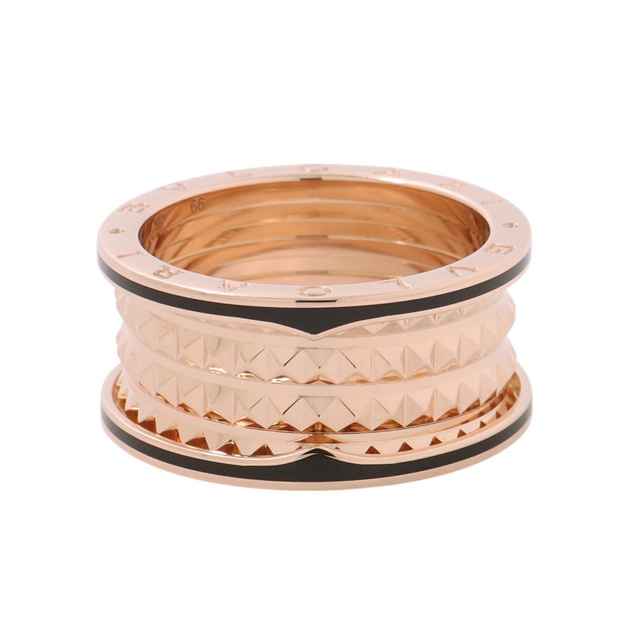 Bvlgari Pink Gold (18K) Ceramic Band Ring (Pre-Owned)